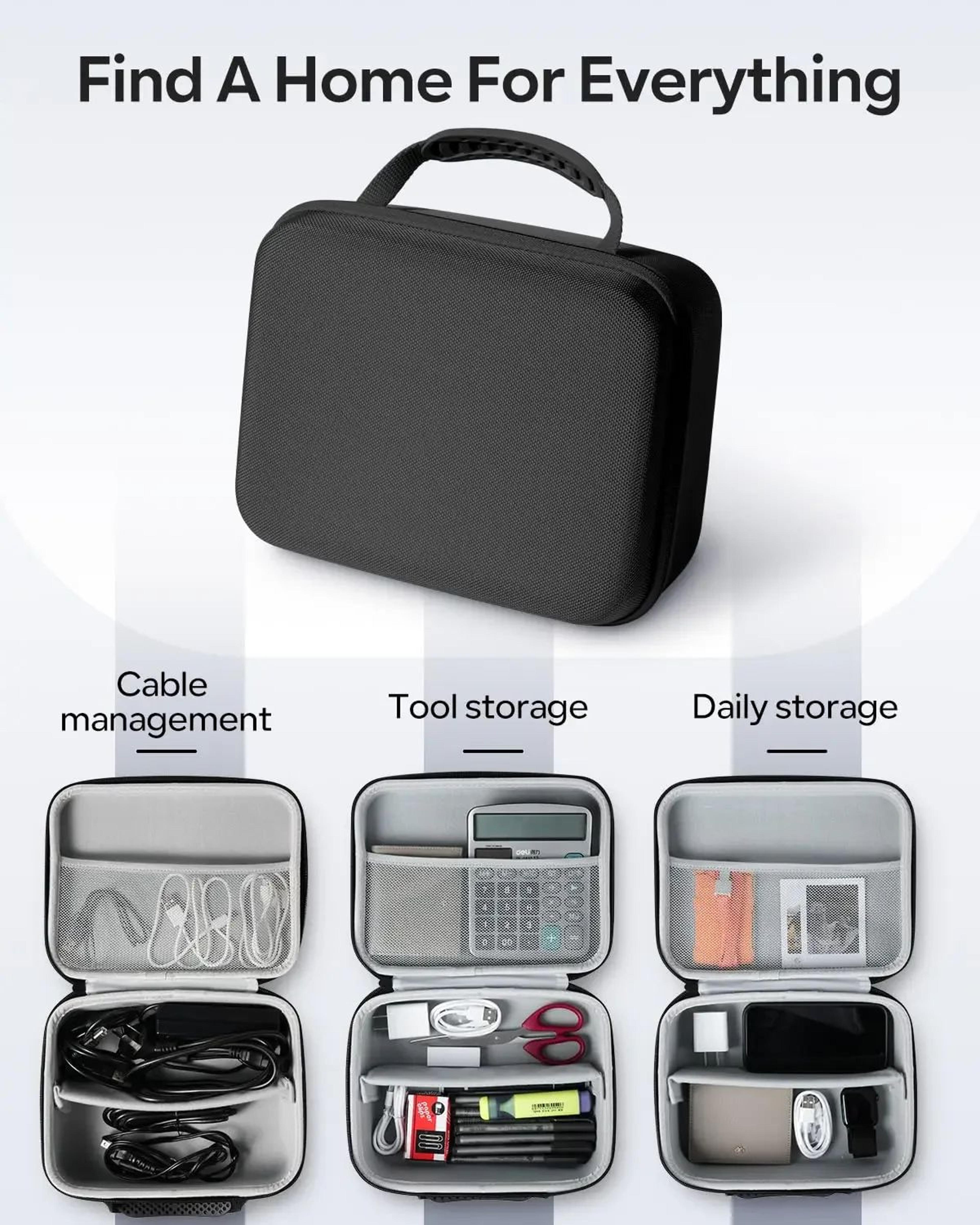 Portable Label Printer Storage Case Compatible With E1000 PRO And PM241BT 2