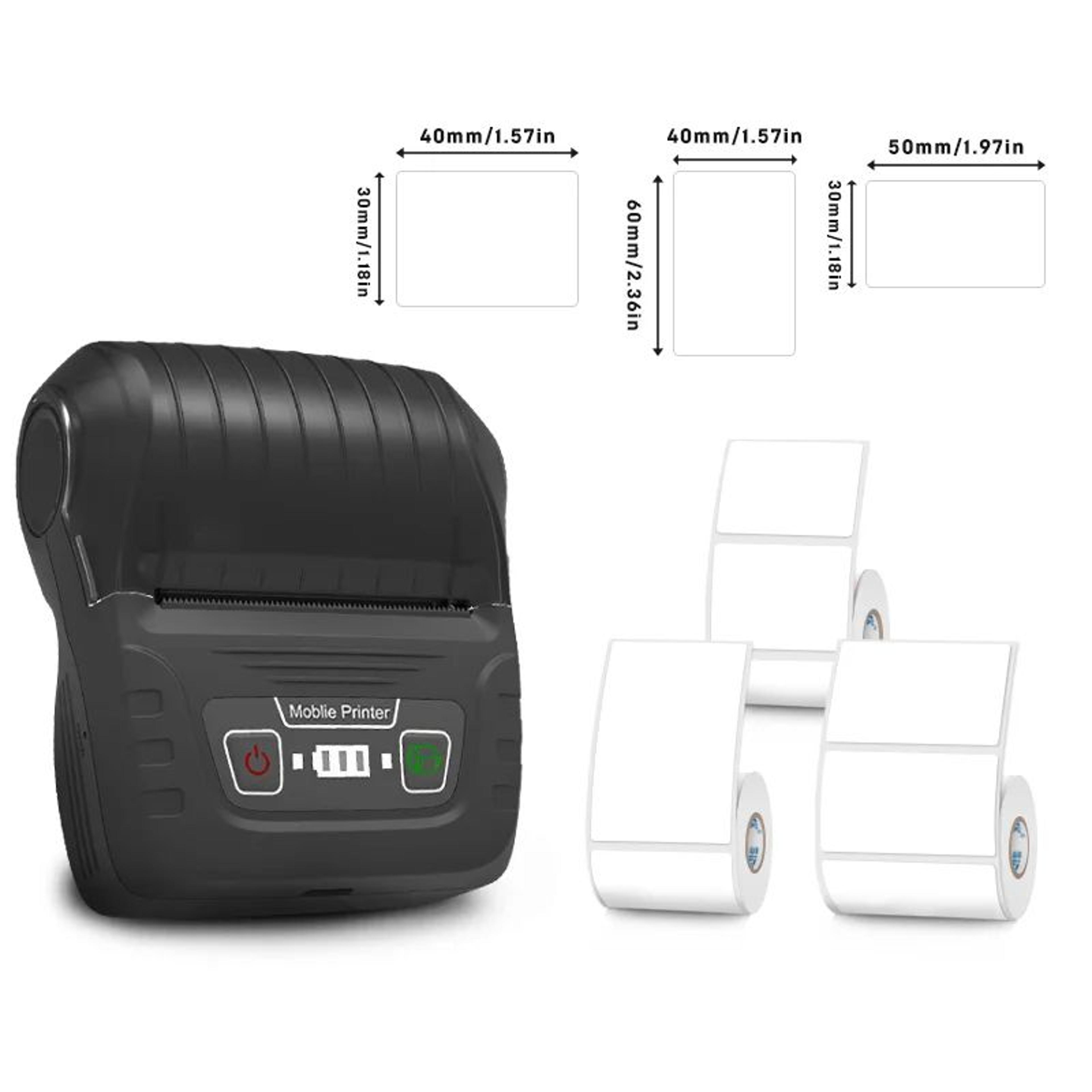 SK58 Wireless Bluetooth Thermal Label Printer For Custom Stickers And Barcode Printing 7
