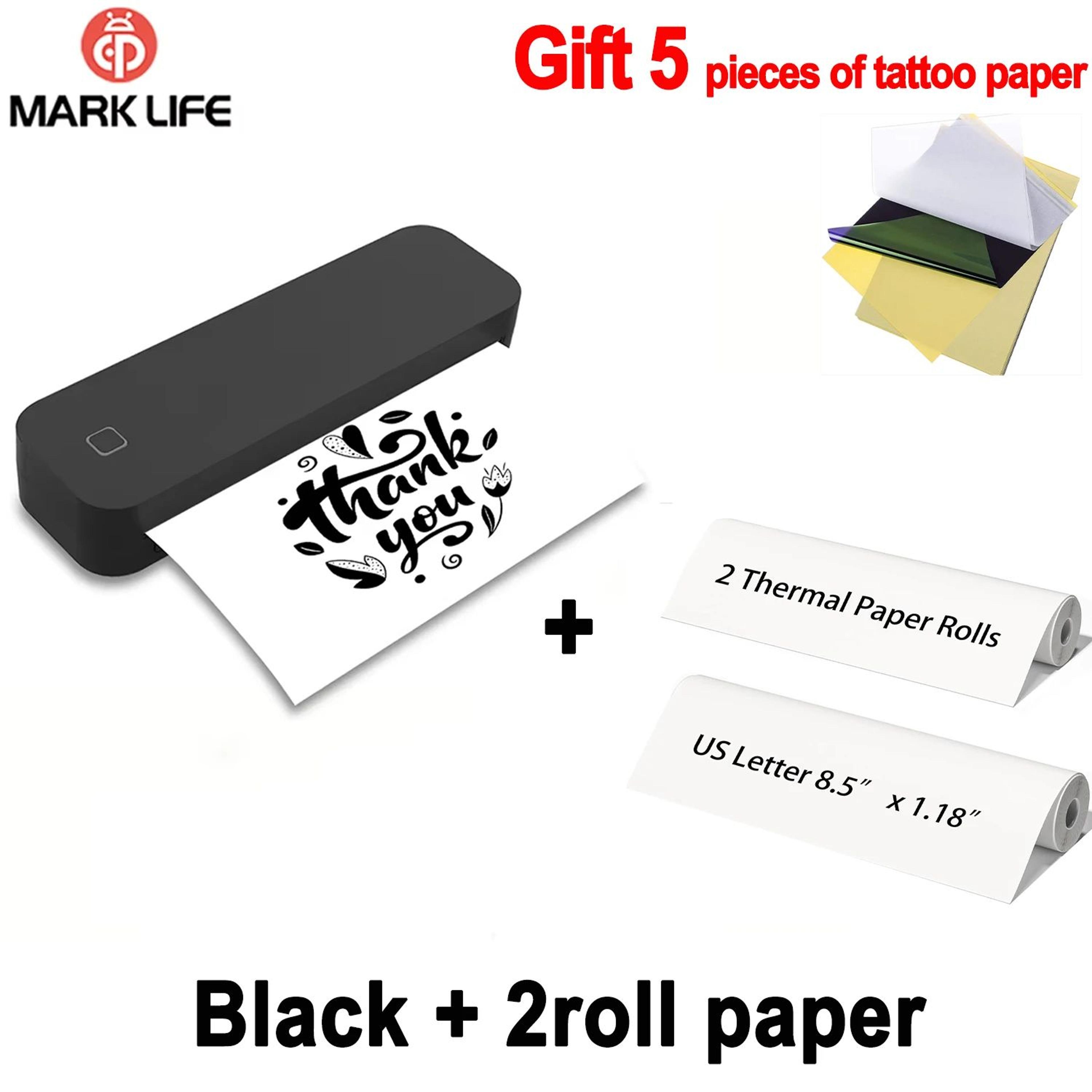 D210 Mini Bluetooth Thermal Label Printer For Custom Stickers And Tattoo Designs 17