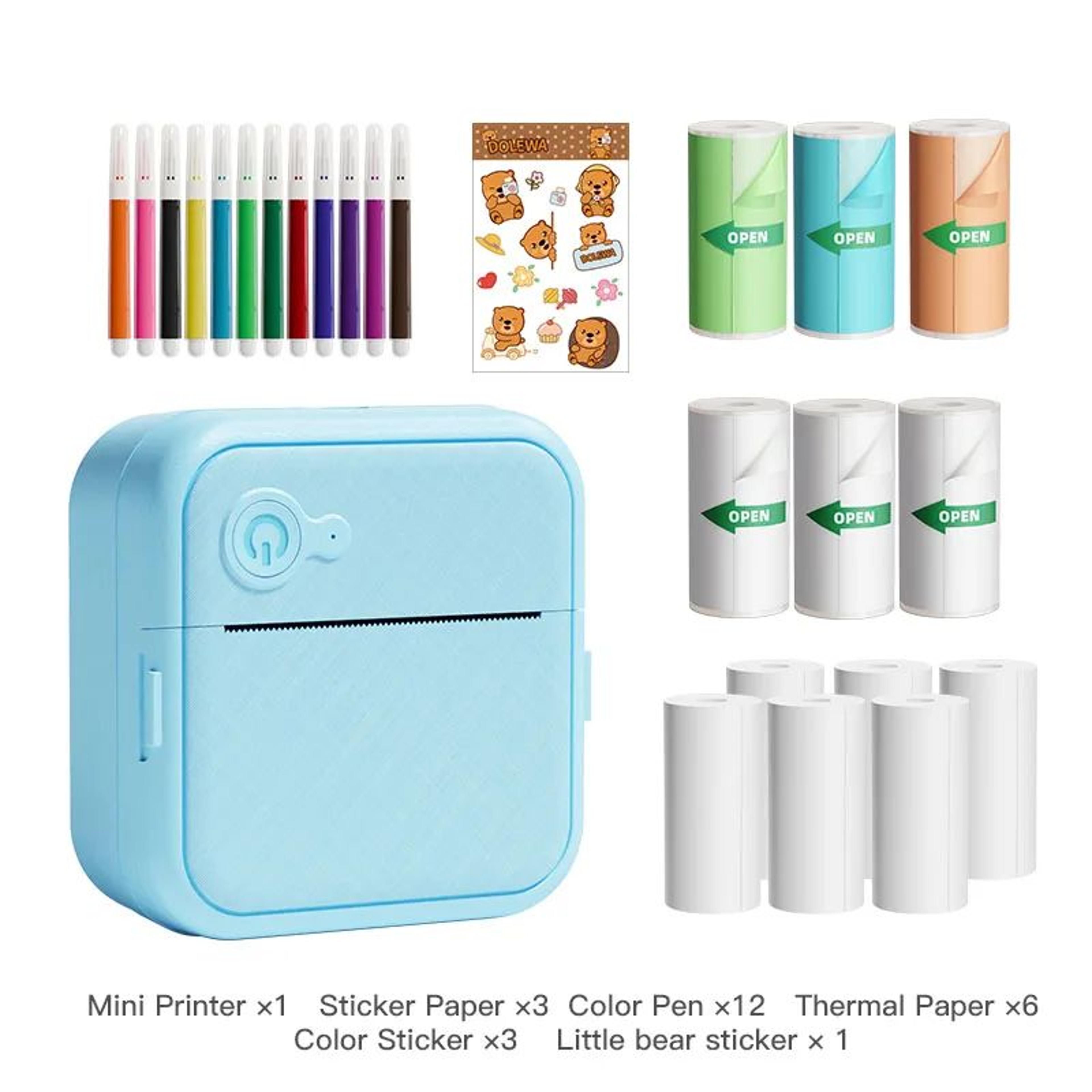 D8 Mini Portable Bluetooth Thermal Printer For Stickers Notes And Labels 3