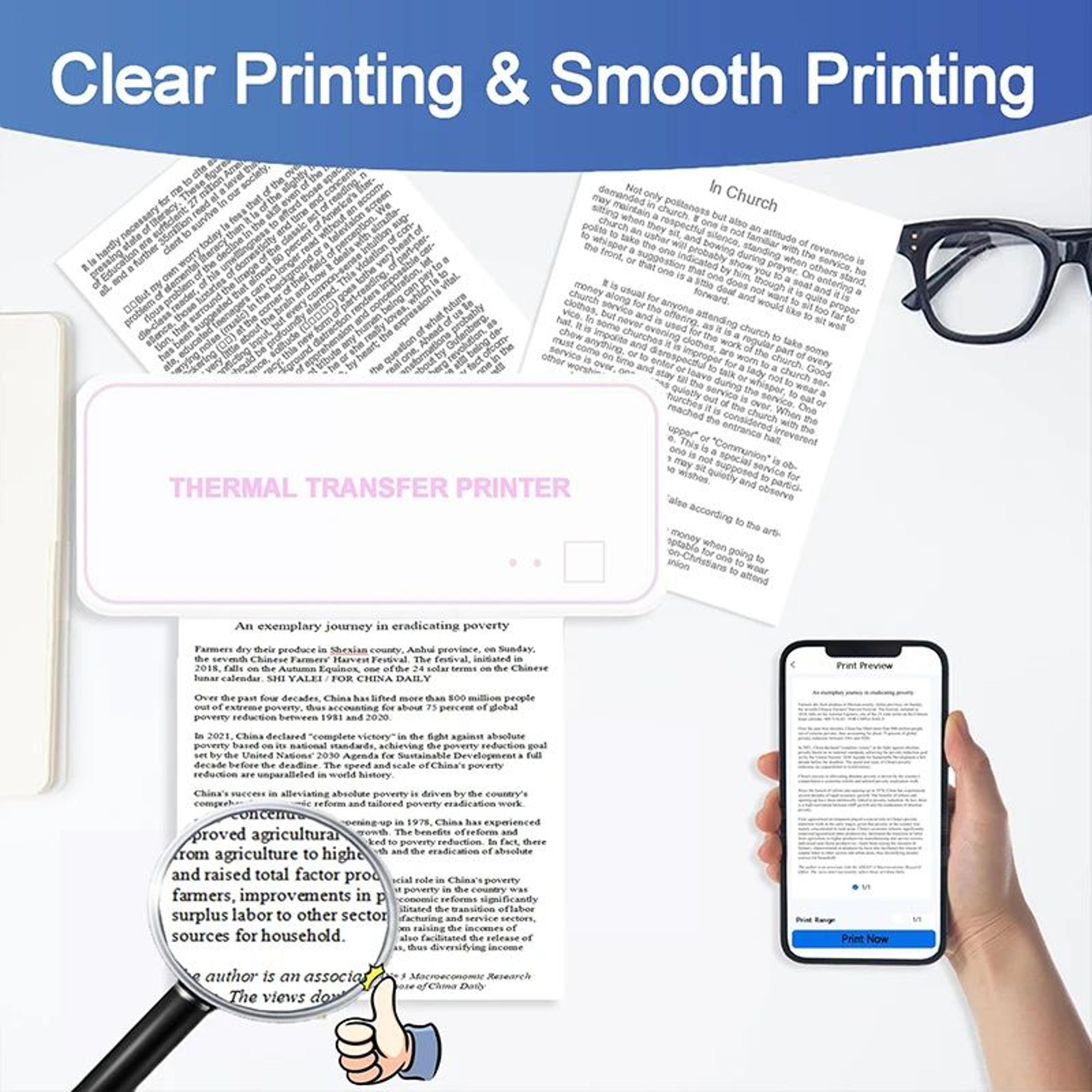 A4 QuickDry Thermal Paper Rolls For Portable Printers  2610 Rolls 2