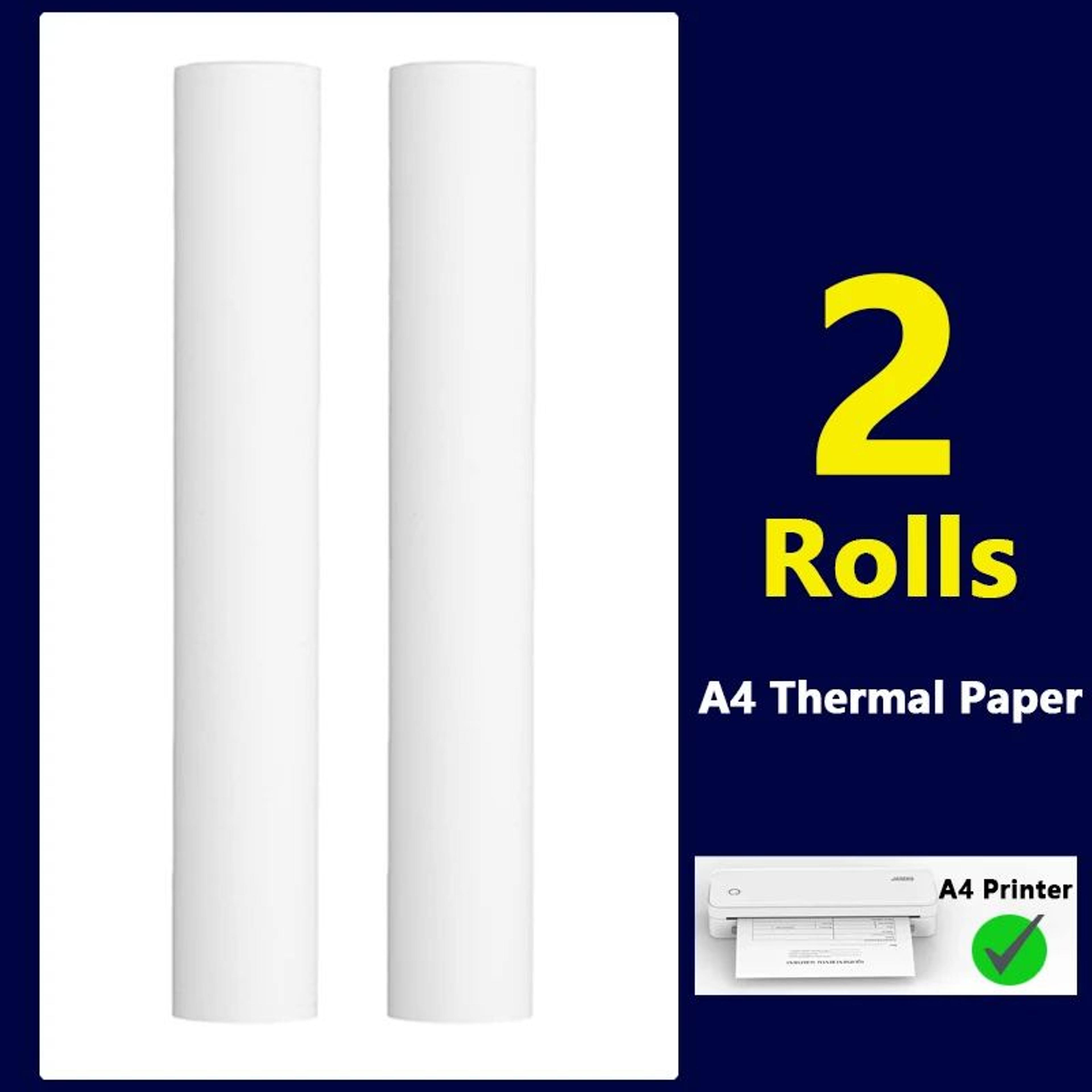 A4 QuickDry Thermal Paper Rolls For Portable Printers  2610 Rolls 6