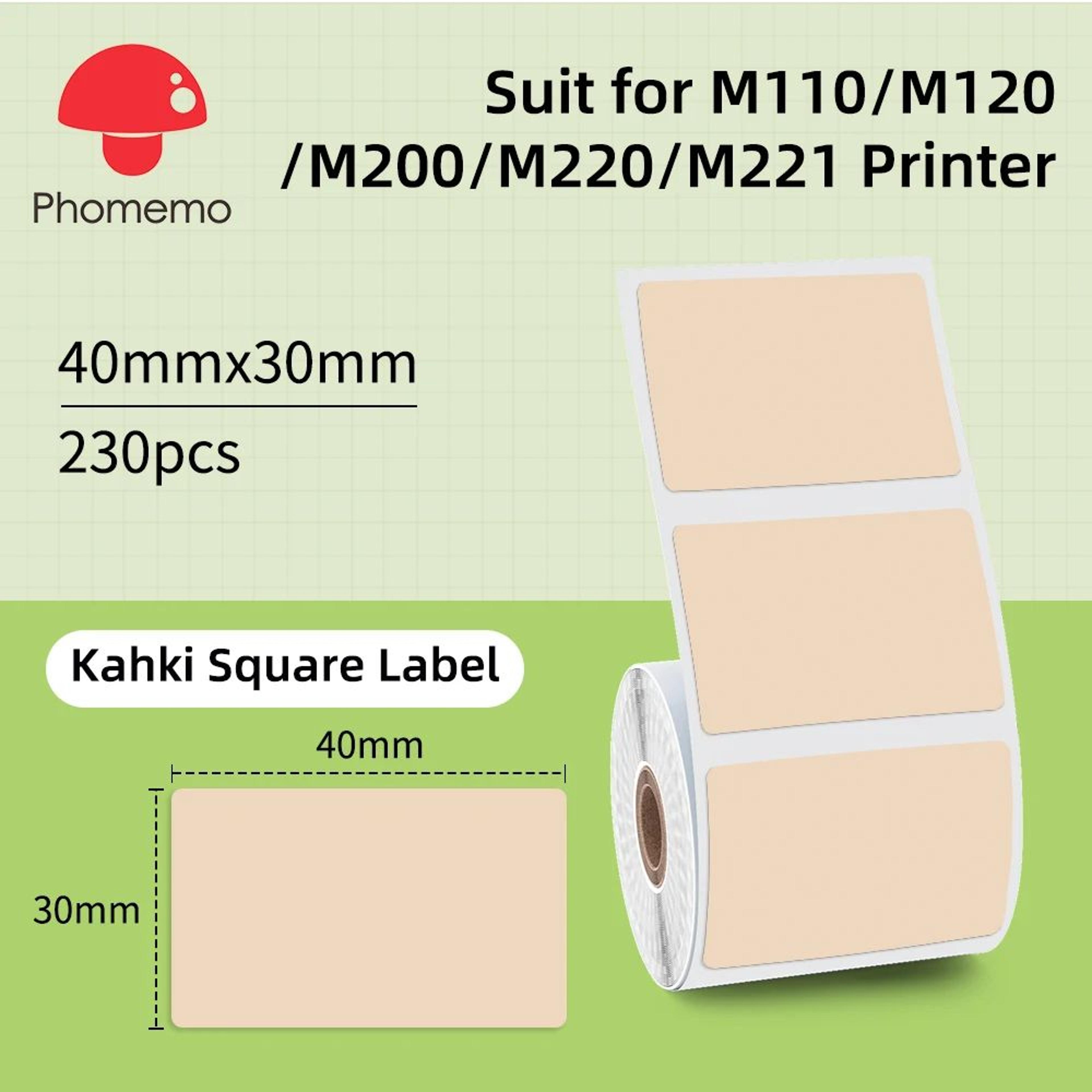 MultiPurpose Adhesive Thermal Label Stickers For M110 M200 M220 Printers 11