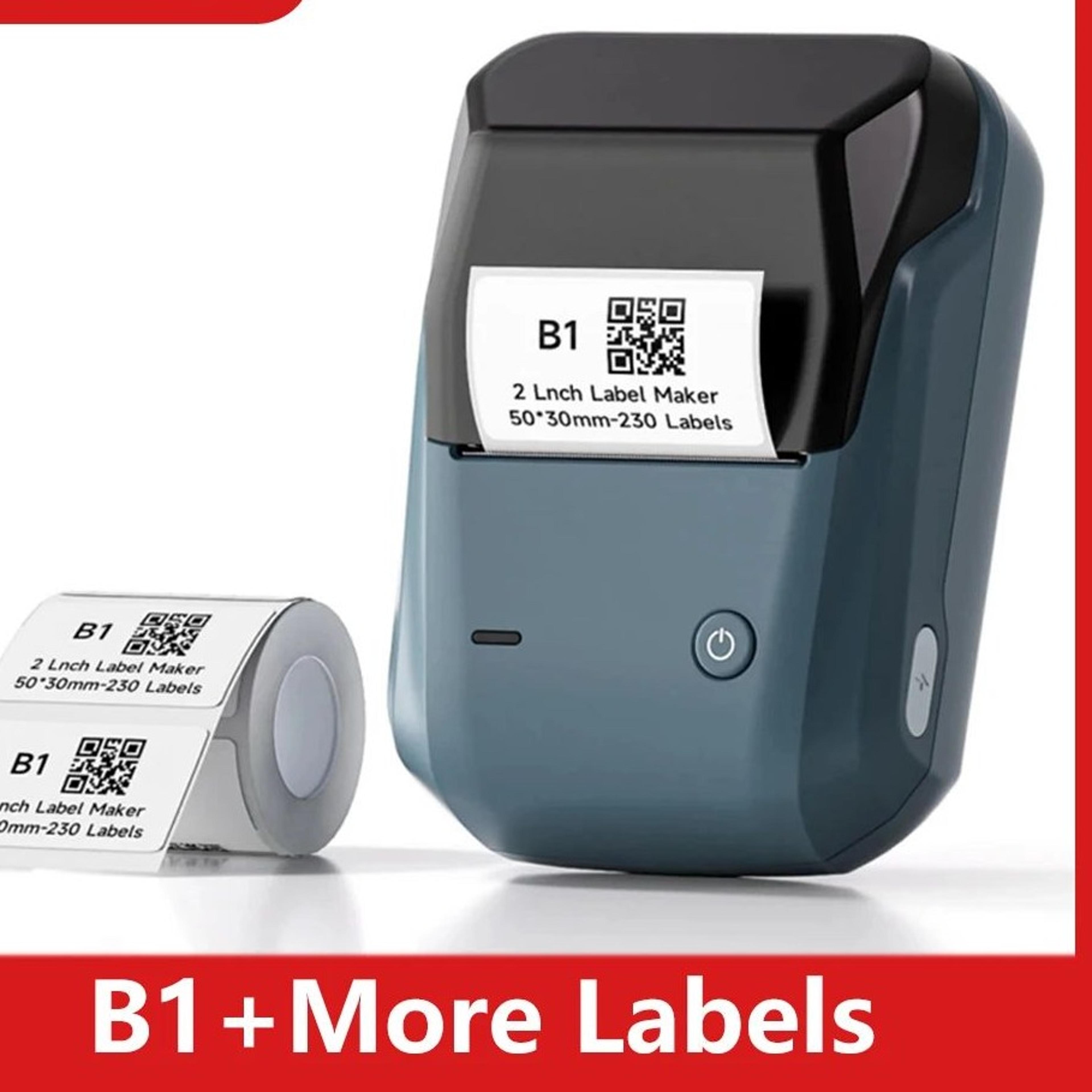 b1 mini portable bluetooth thermal label printer for home and office organization