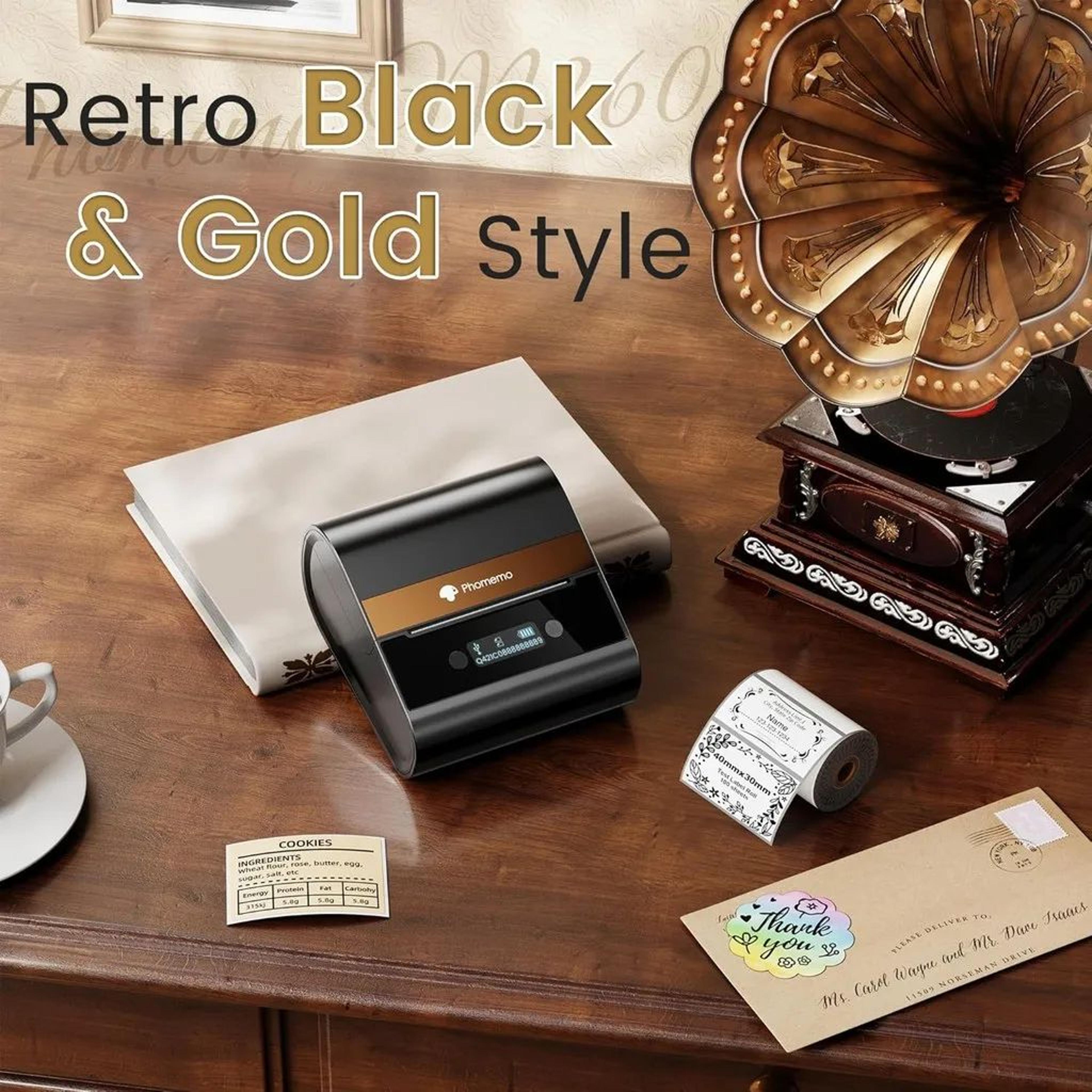 M260 Portable Bluetooth Thermal Label Printer 2080mm Inkless Sticker Maker For Home And Business 4
