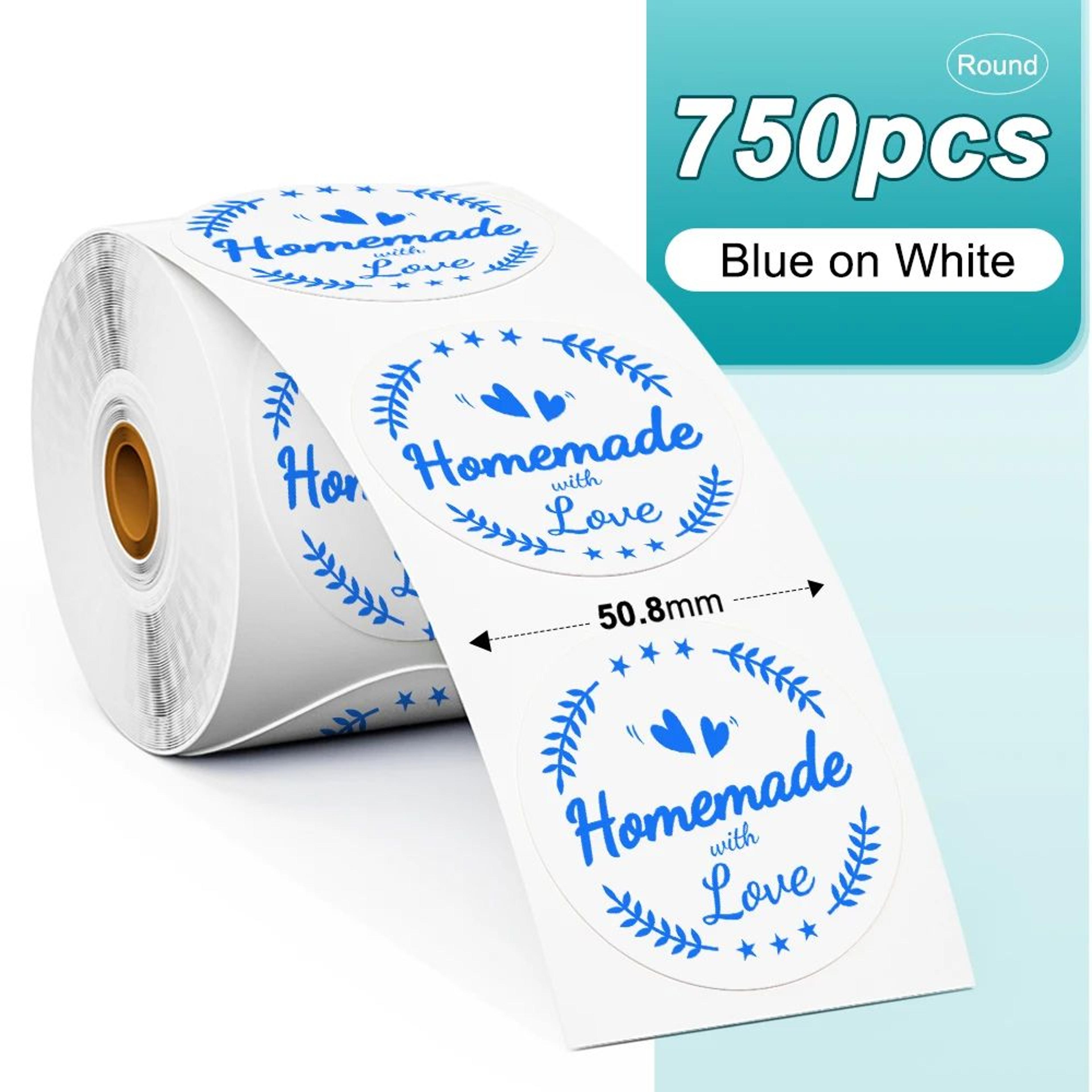 Rainbow Round And Square Thermal Sticker Labels For Shipping Packaging And DIY Branding 21