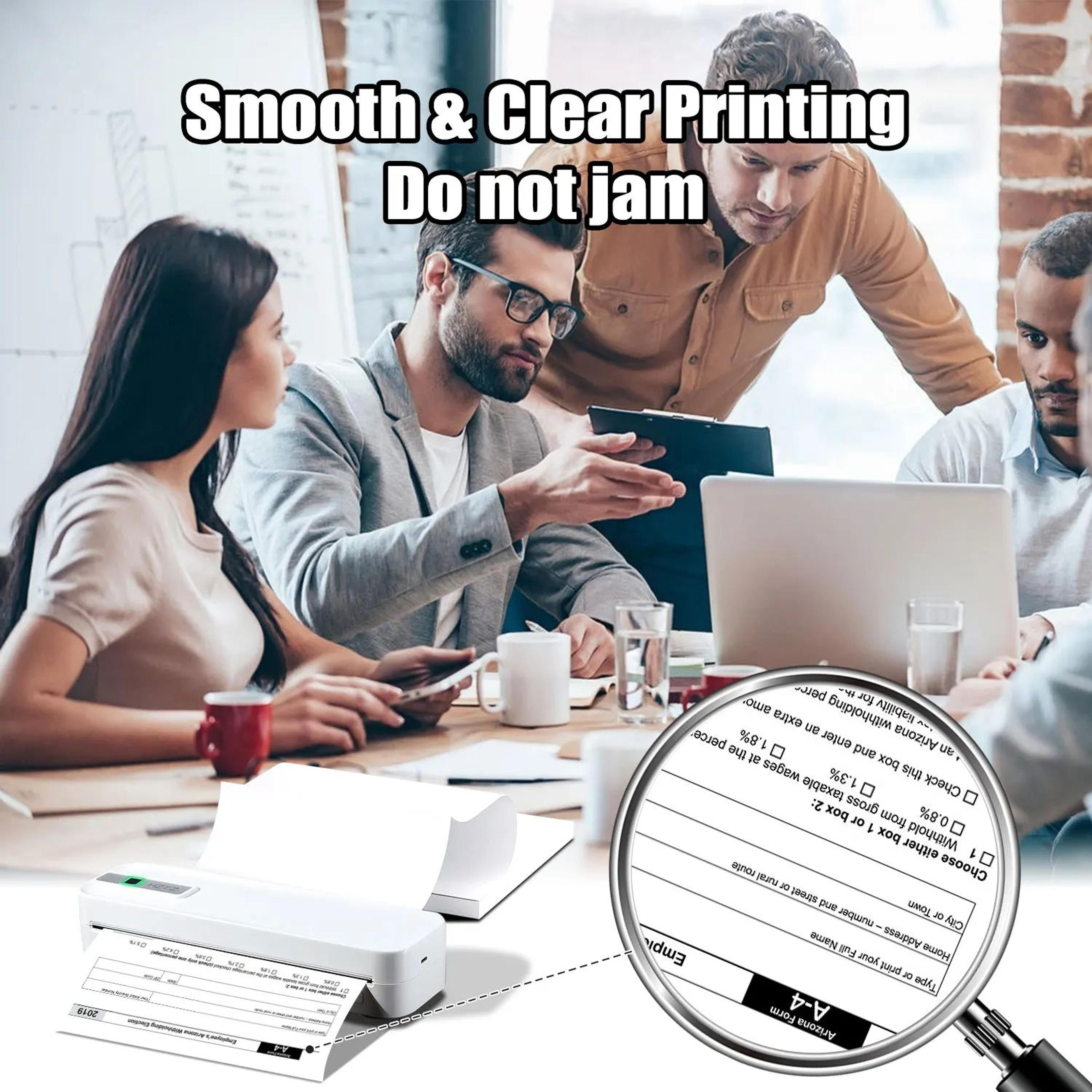 200 Sheets A4 Thermal Printing Paper For Portable Printers QuickDrying Inkless Print Sheets 2