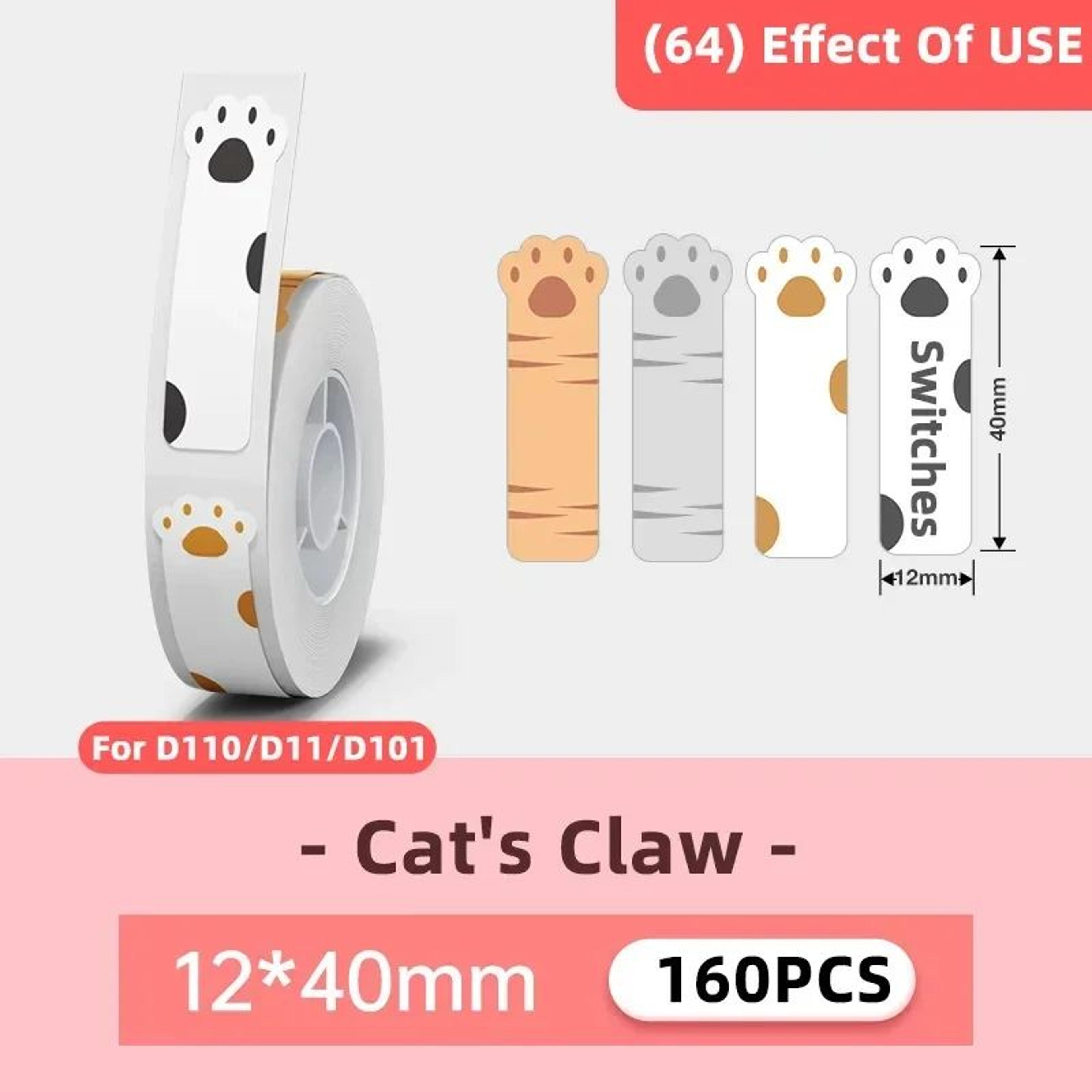 Waterproof SelfAdhesive Thermal Label Stickers For D11 D101 D110 Mini Printers  1 Roll 18