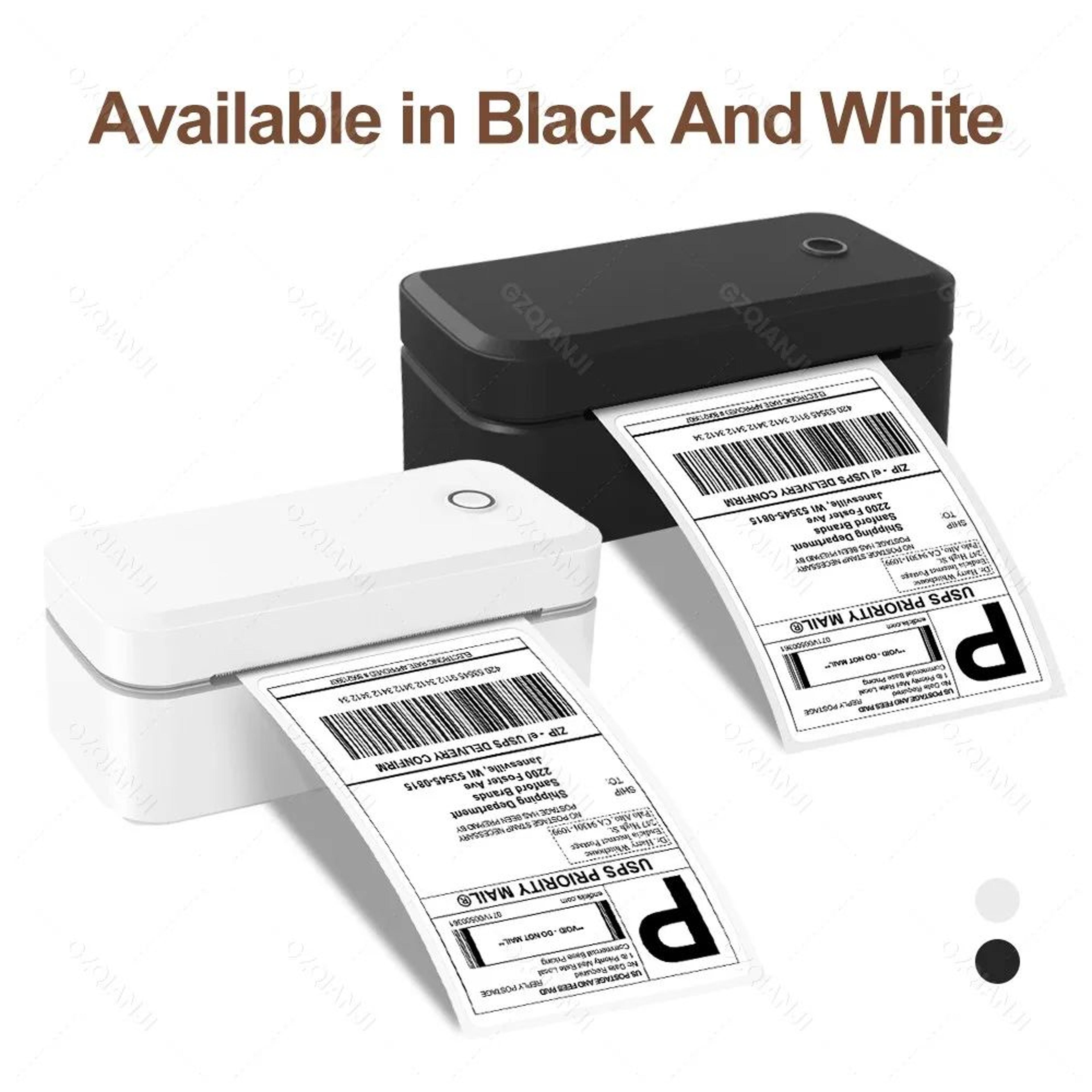 4 Inch Bluetooth Thermal Shipping Label Printer 110mm Wireless Inkless Printer 1