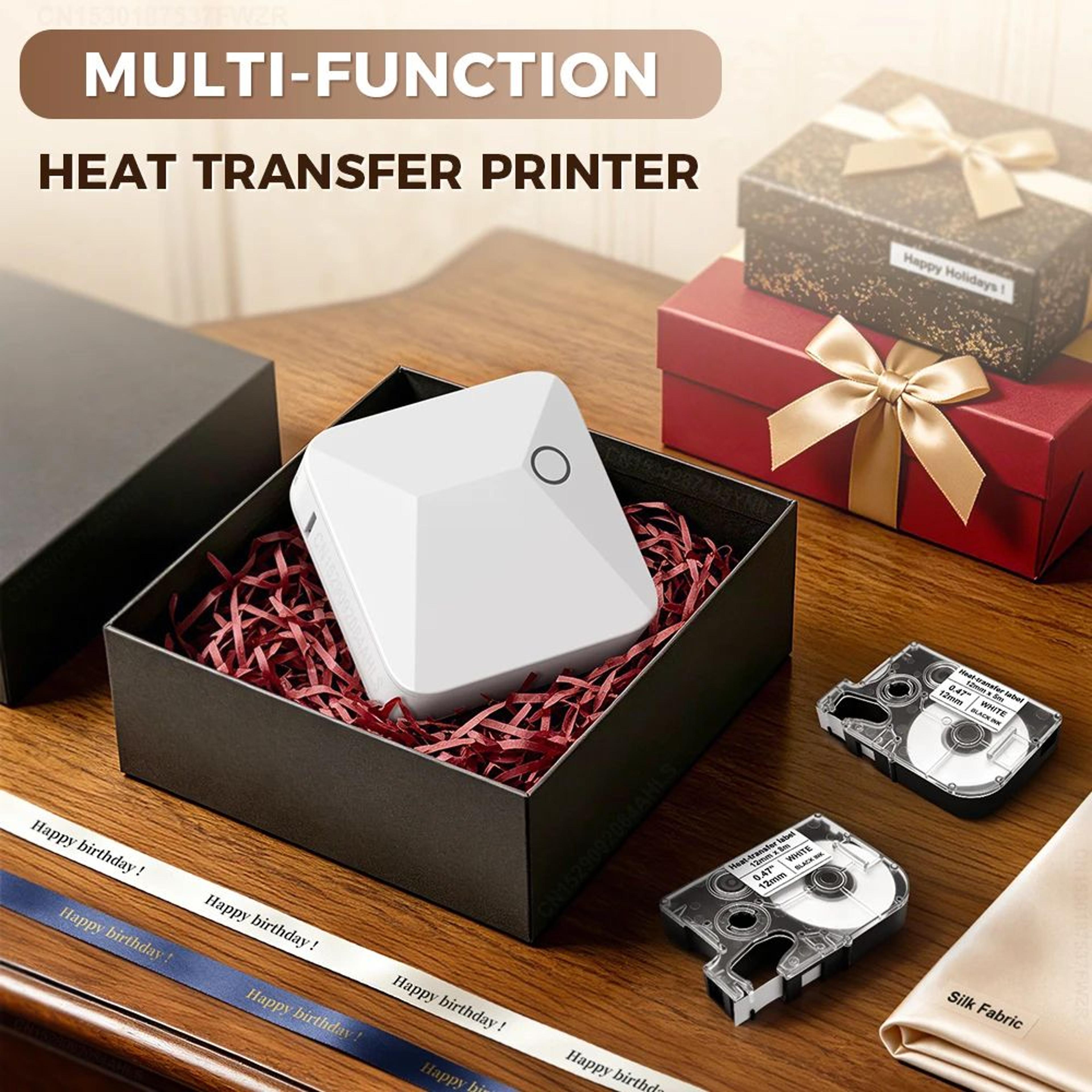 R15 Mini Thermal Transfer Ribbon Printer For Personalized Satin Ribbon And DIY Crafts 3