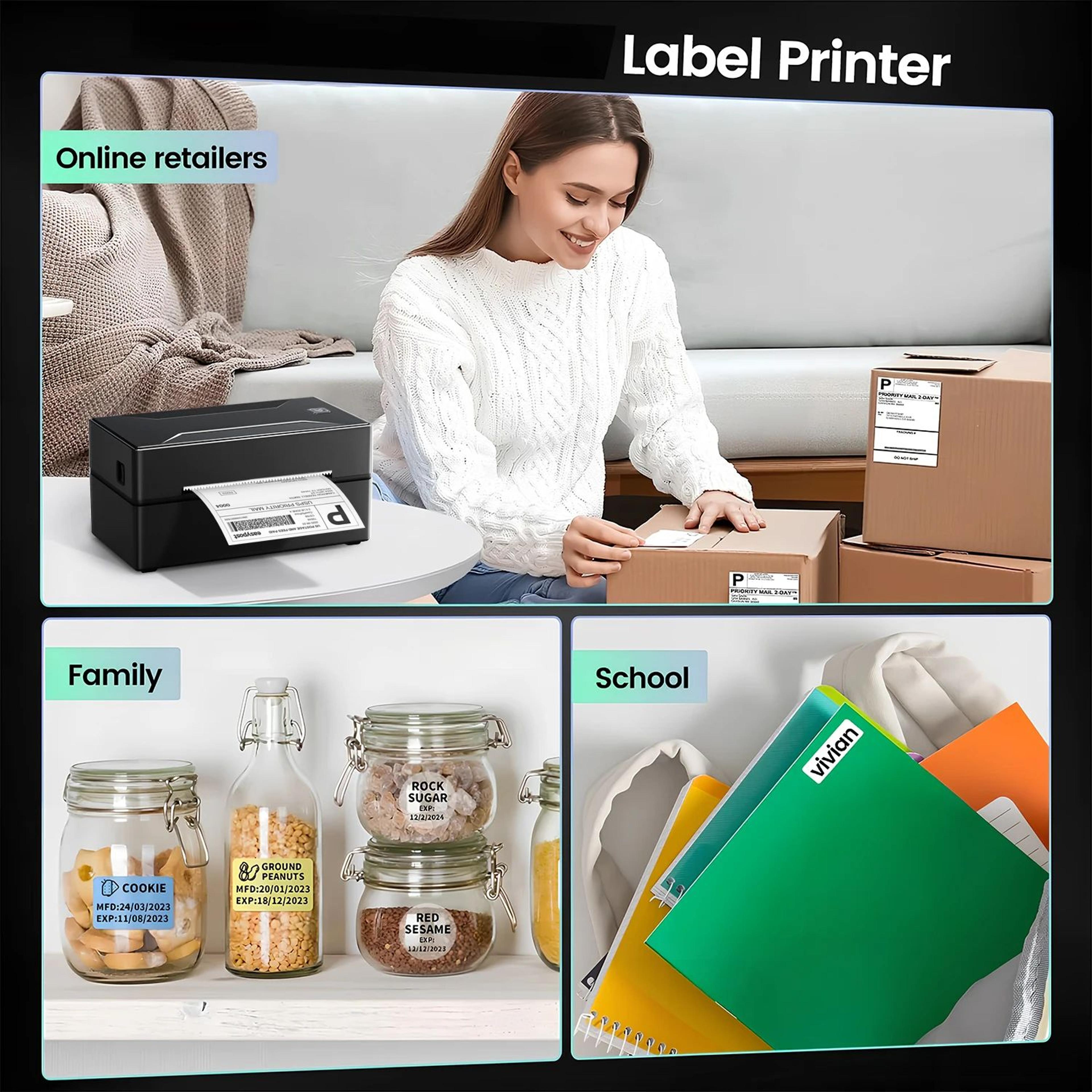 D100 Portable Bluetooth Thermal Label Printer For Office And Small Business 3