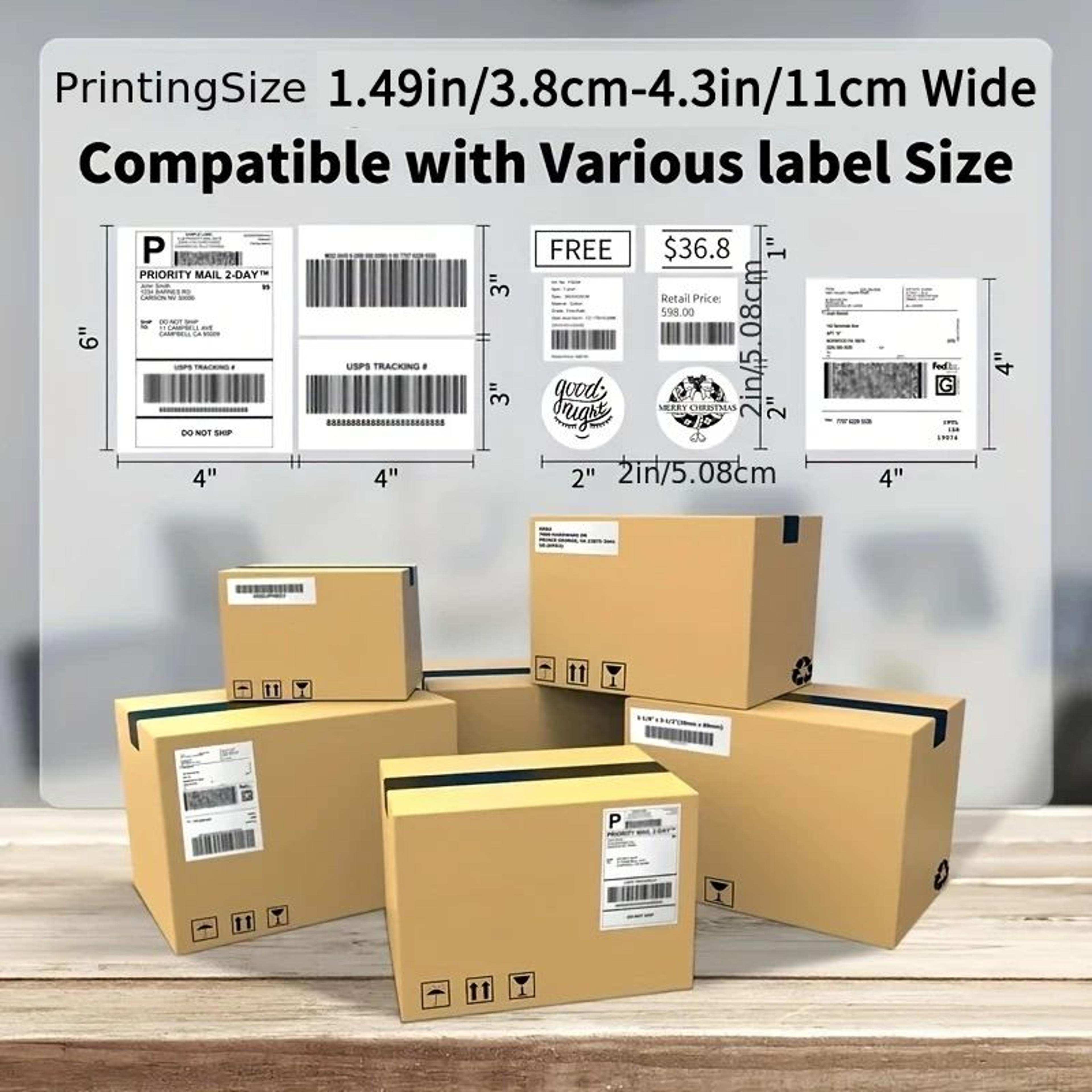 D100 Portable Bluetooth Thermal Label Printer For Office And Small Business 4
