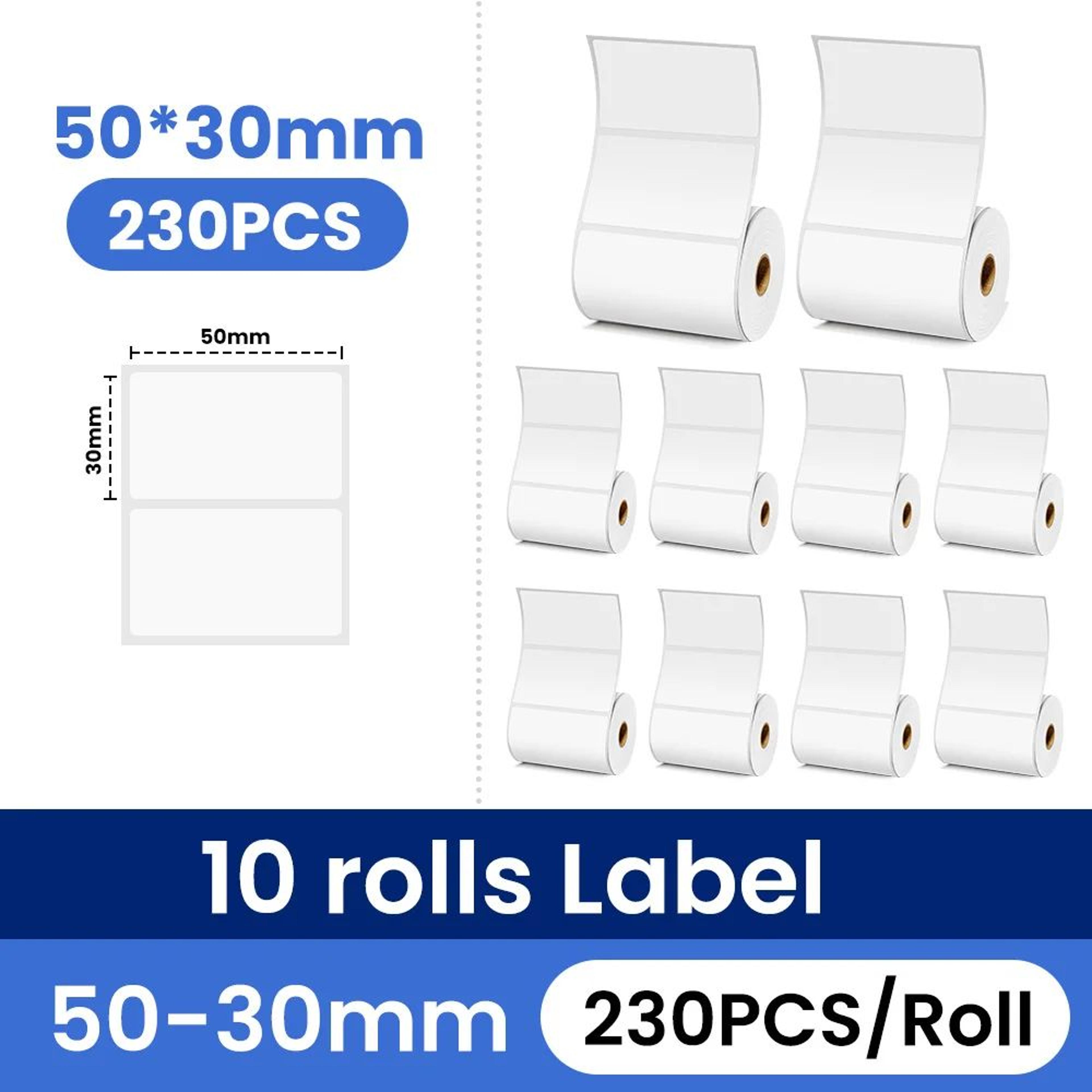 40 X 30mm White Thermal Label Stickers For M108 M110 M120 M200 M220 M221 Printers 13