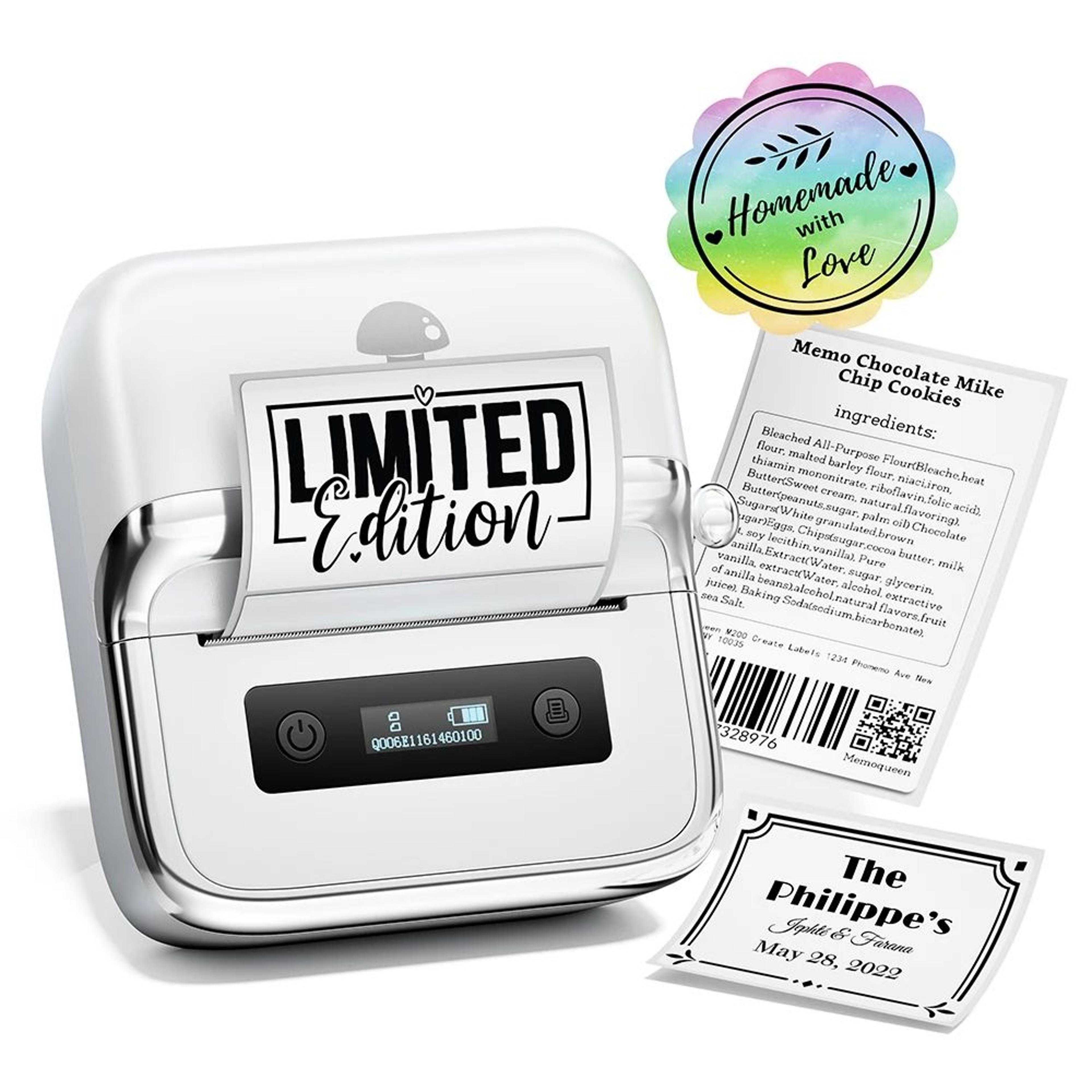 M250 Wireless Bluetooth Thermal Label Printer For Price Tags Barcodes And Organization 8