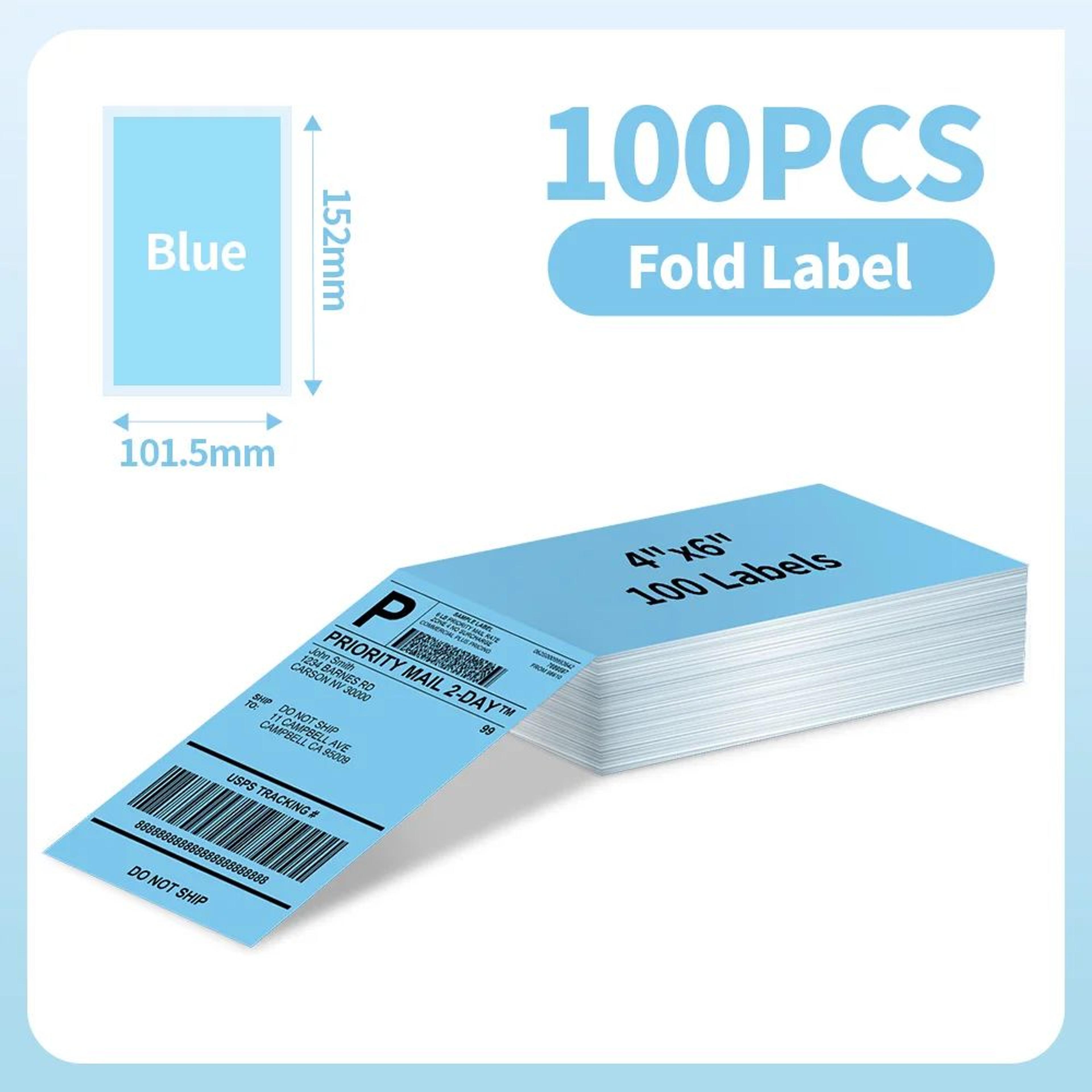 100PCS A6 4x6 Inch Thermal Shipping Labels For Barcode And Package Printing 7