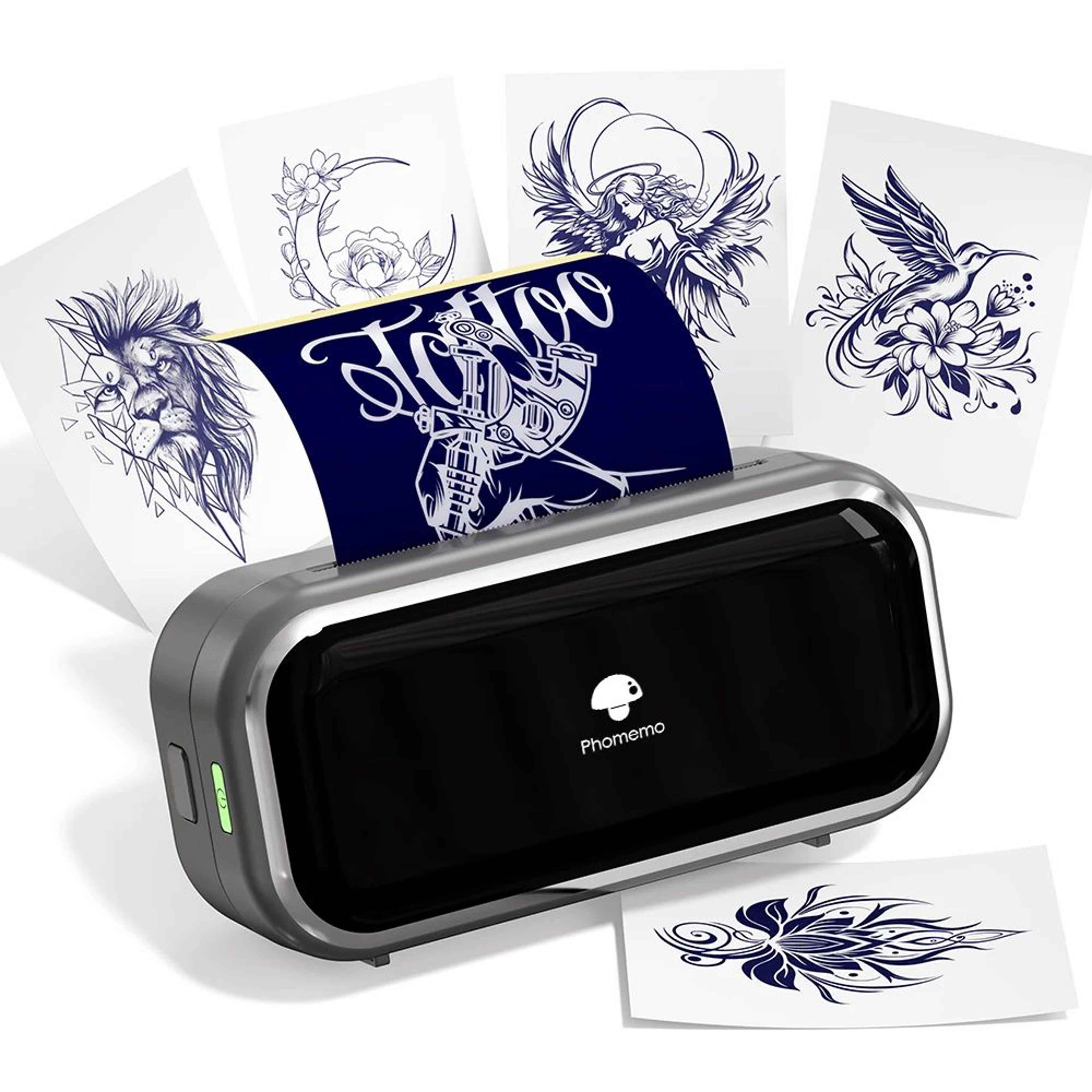 tp31 mini bluetooth tattoo stencil printer - portable wireless tattoo transfer machine