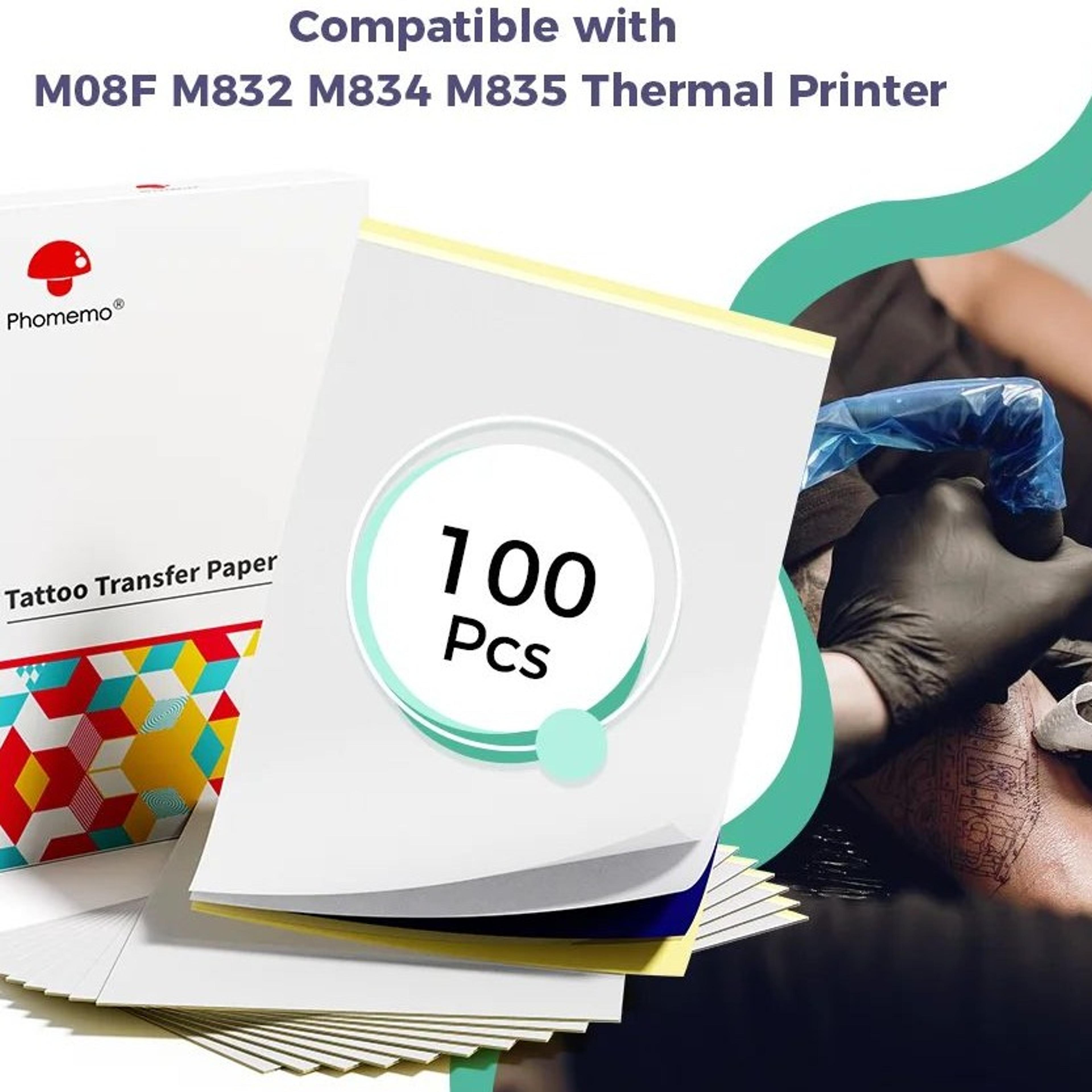 a4 tattoo transfer paper 100 sheets thermal stencil paper for tattoo printers