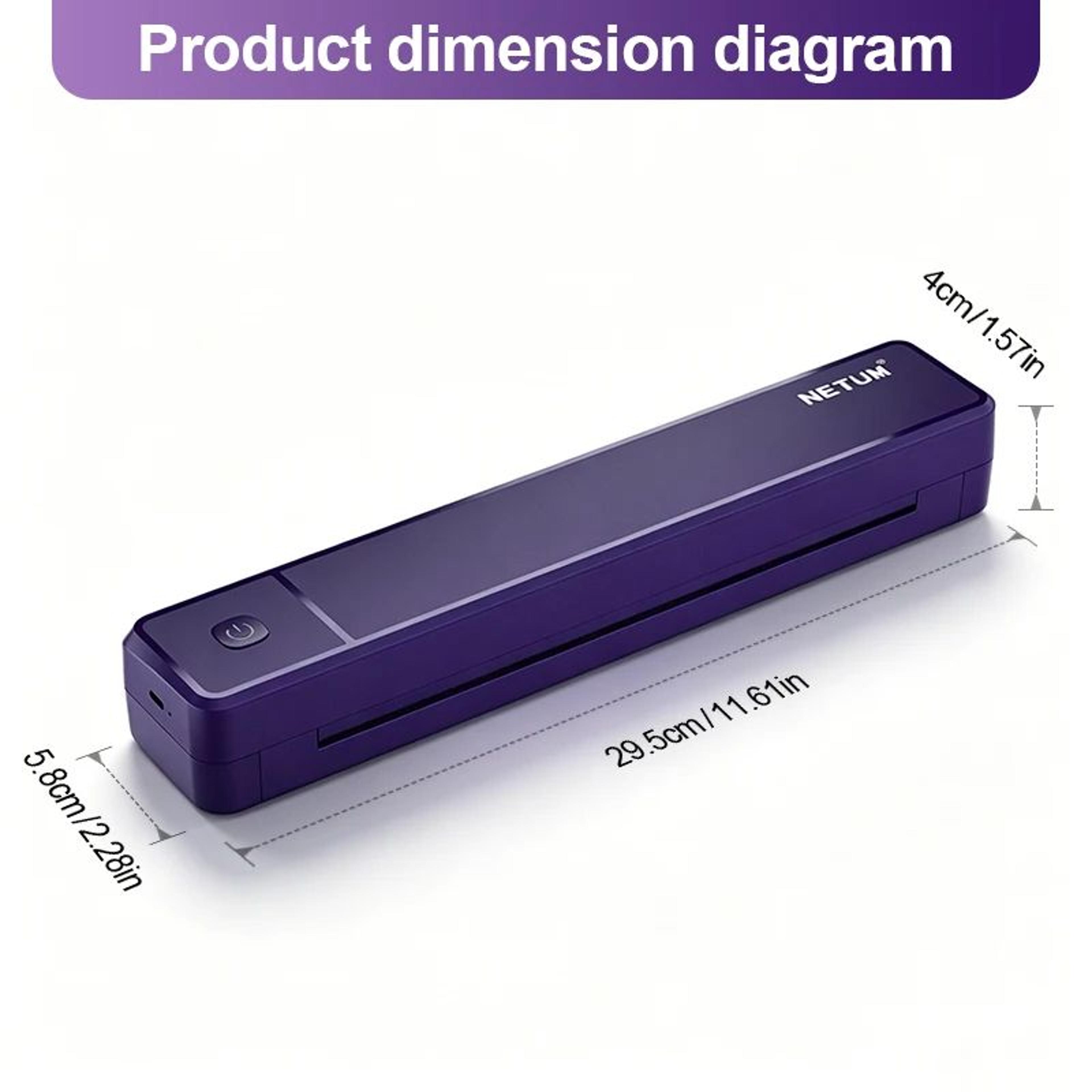 Portable A4 Bluetooth Thermal Printer For Tattoo Stencils And Documents 2