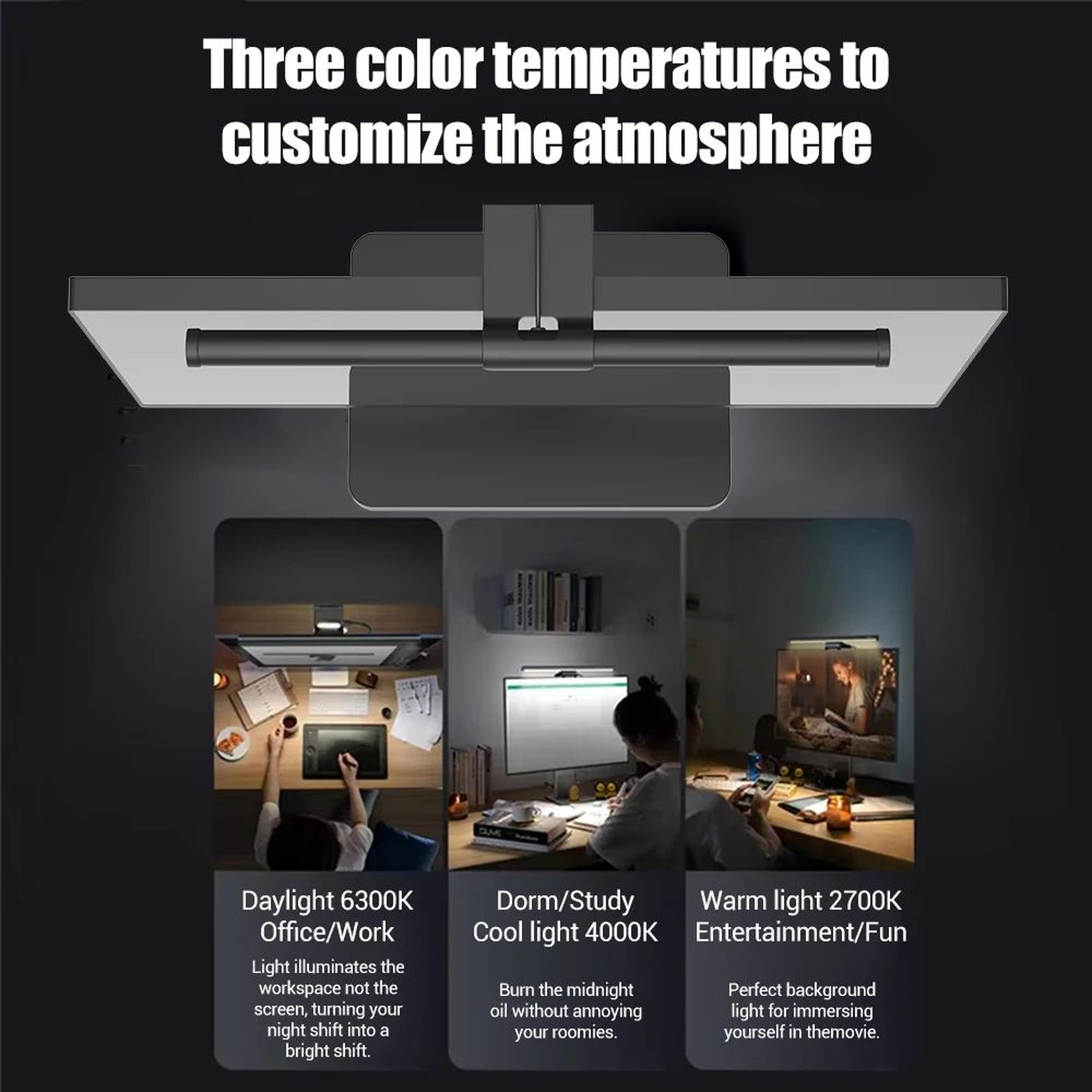 USB LED Monitor Light Bar With RGB Dimming For Comfortable Desk Lighting 1