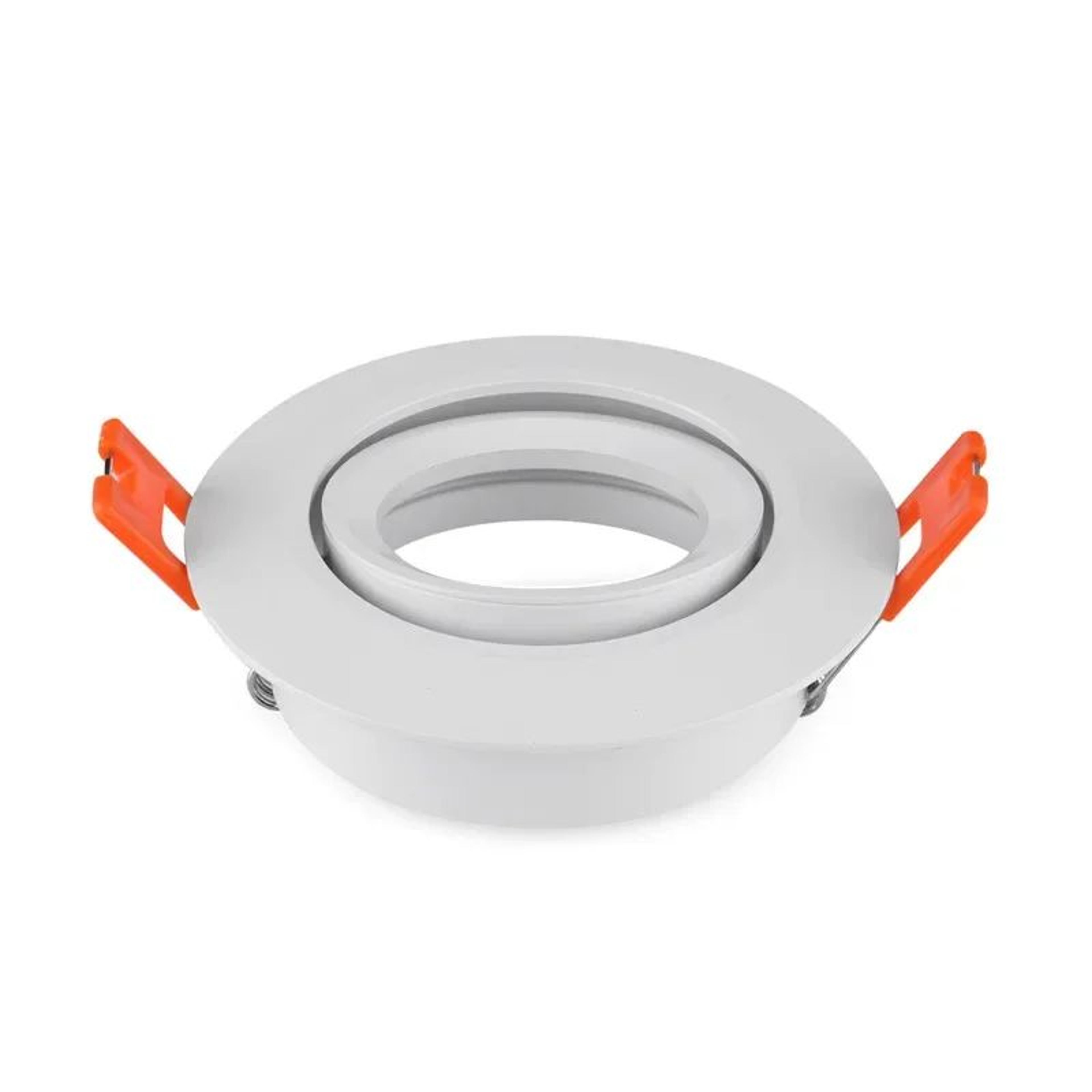 Adjustable Aluminum Recessed Ceiling Spotlight Frame For GU10 MR16 LED Bulbs 6