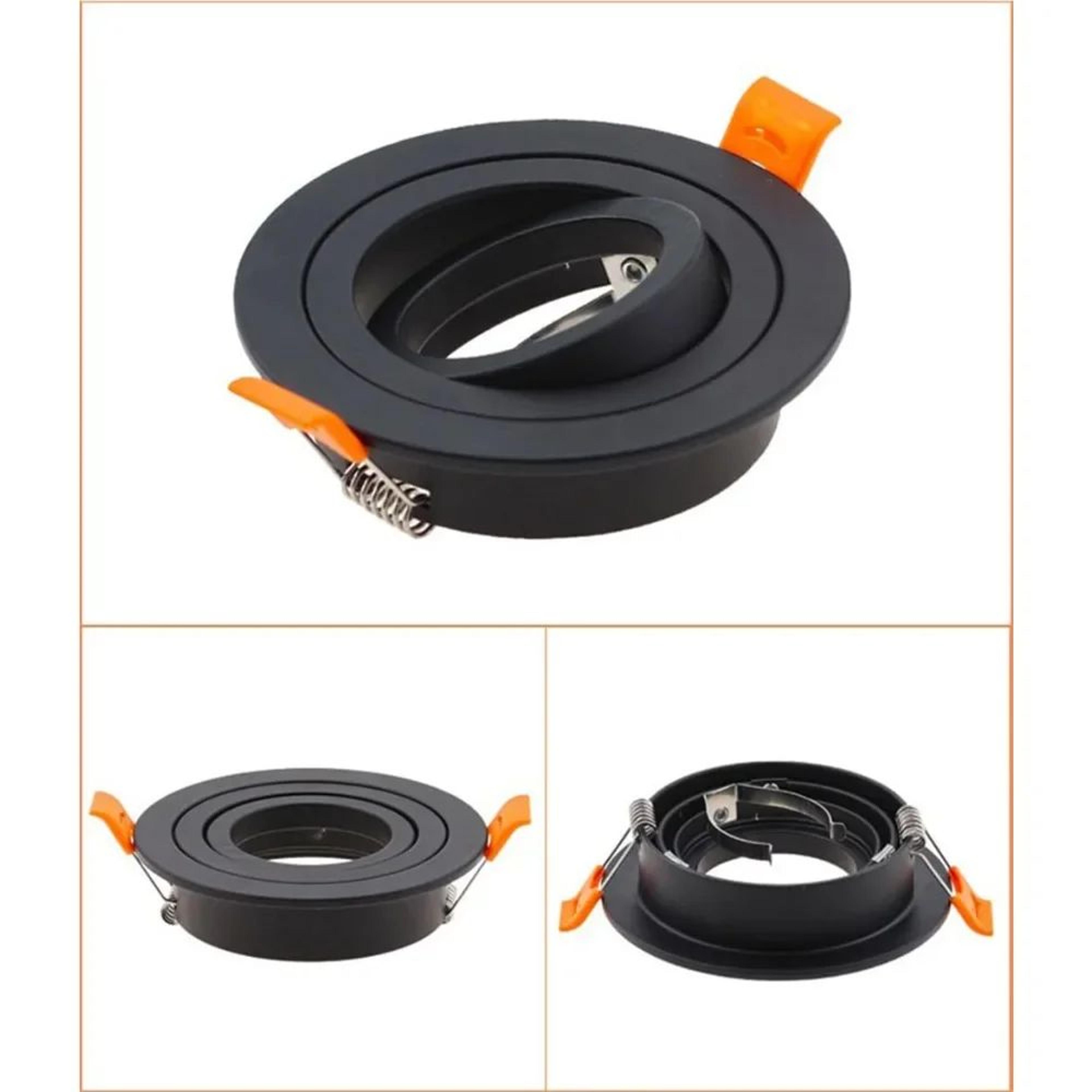 Adjustable Round Recessed LED Spotlight Frame GU10 MR16 Ceiling Downlight Holder 210PCS 1