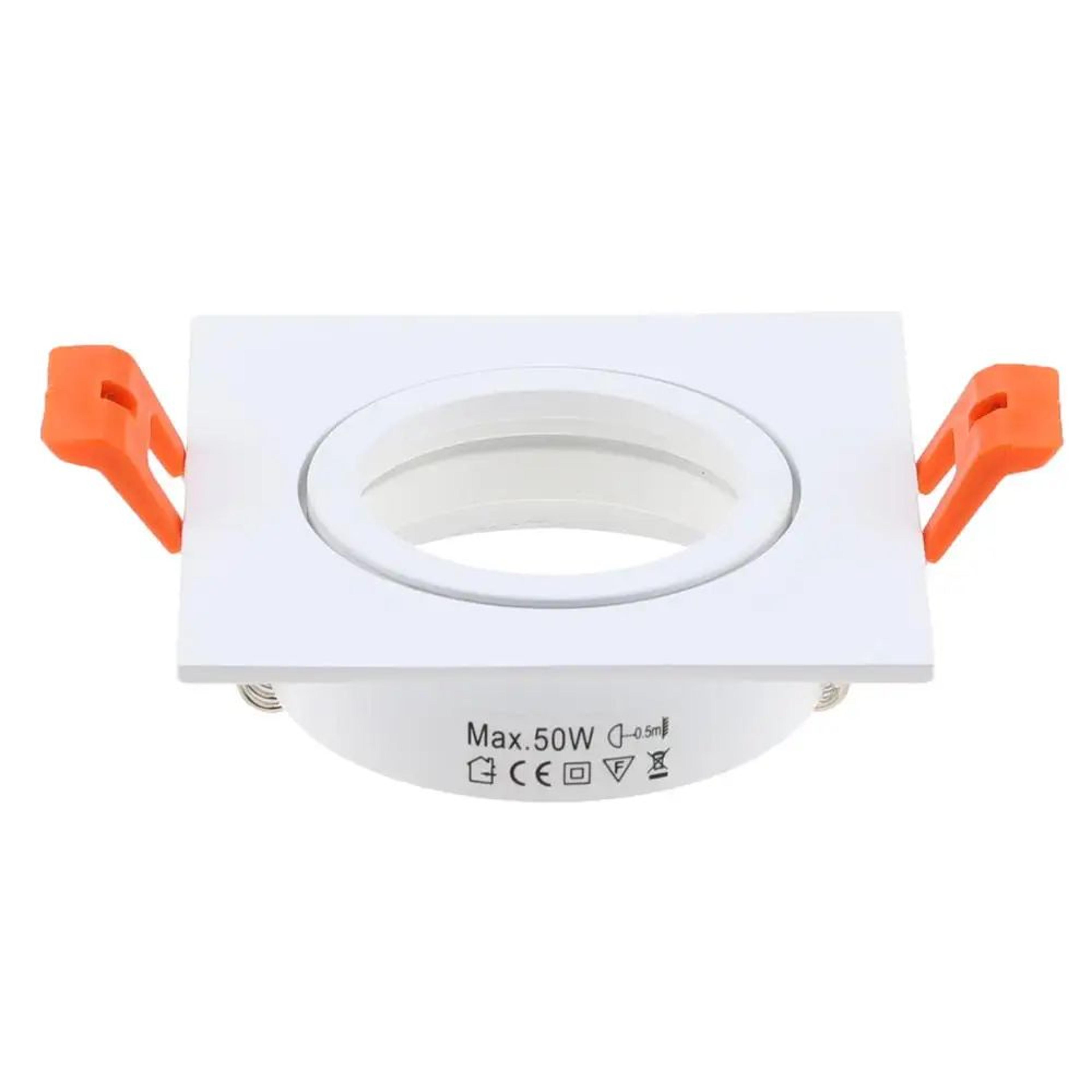 Adjustable Round Recessed Ceiling Spotlight Frame For GU10 MR16 Bulbs 256 Inch Cutout 13