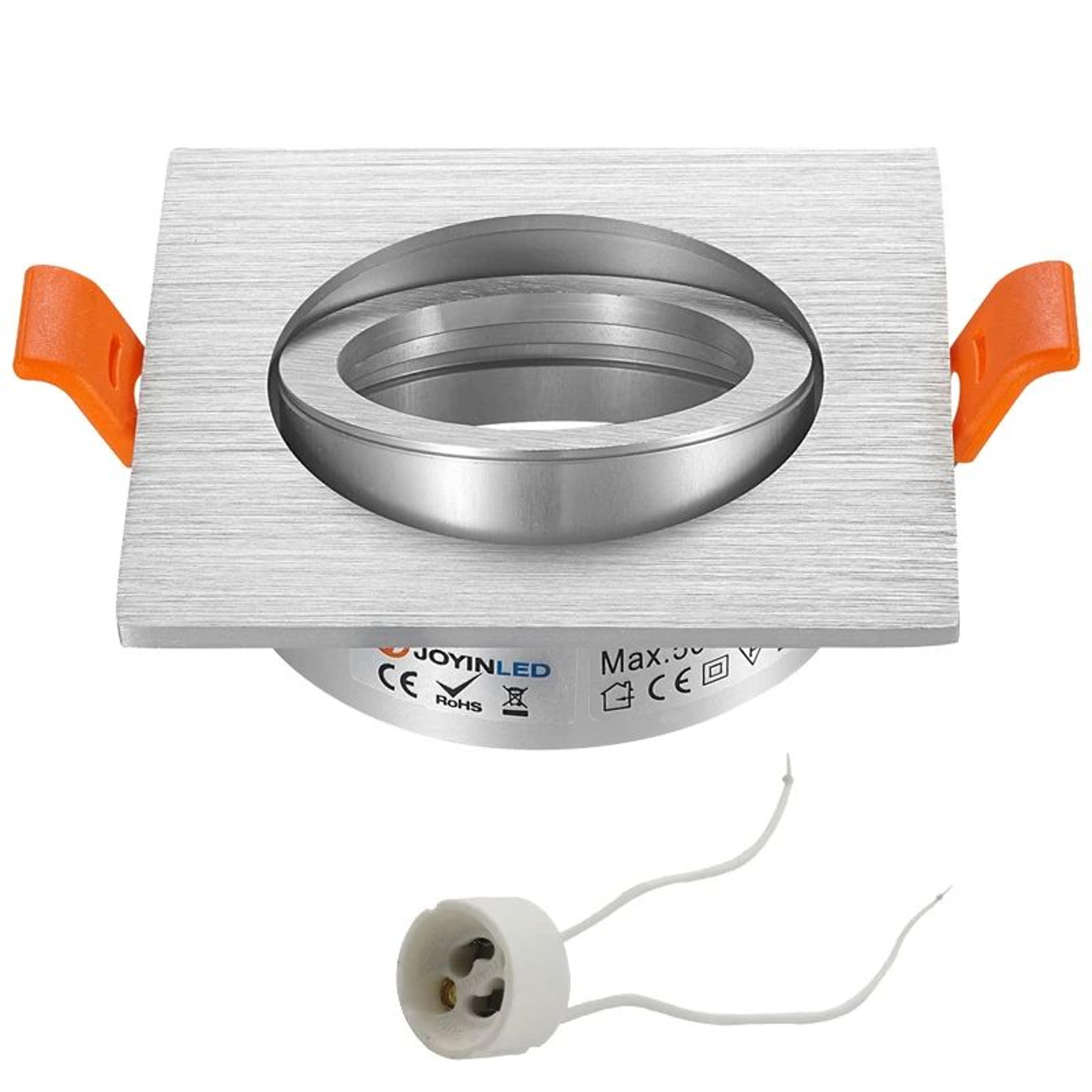 Adjustable Round Recessed Ceiling Spotlight Frame For GU10 MR16 Bulbs 256 Inch Cutout 17
