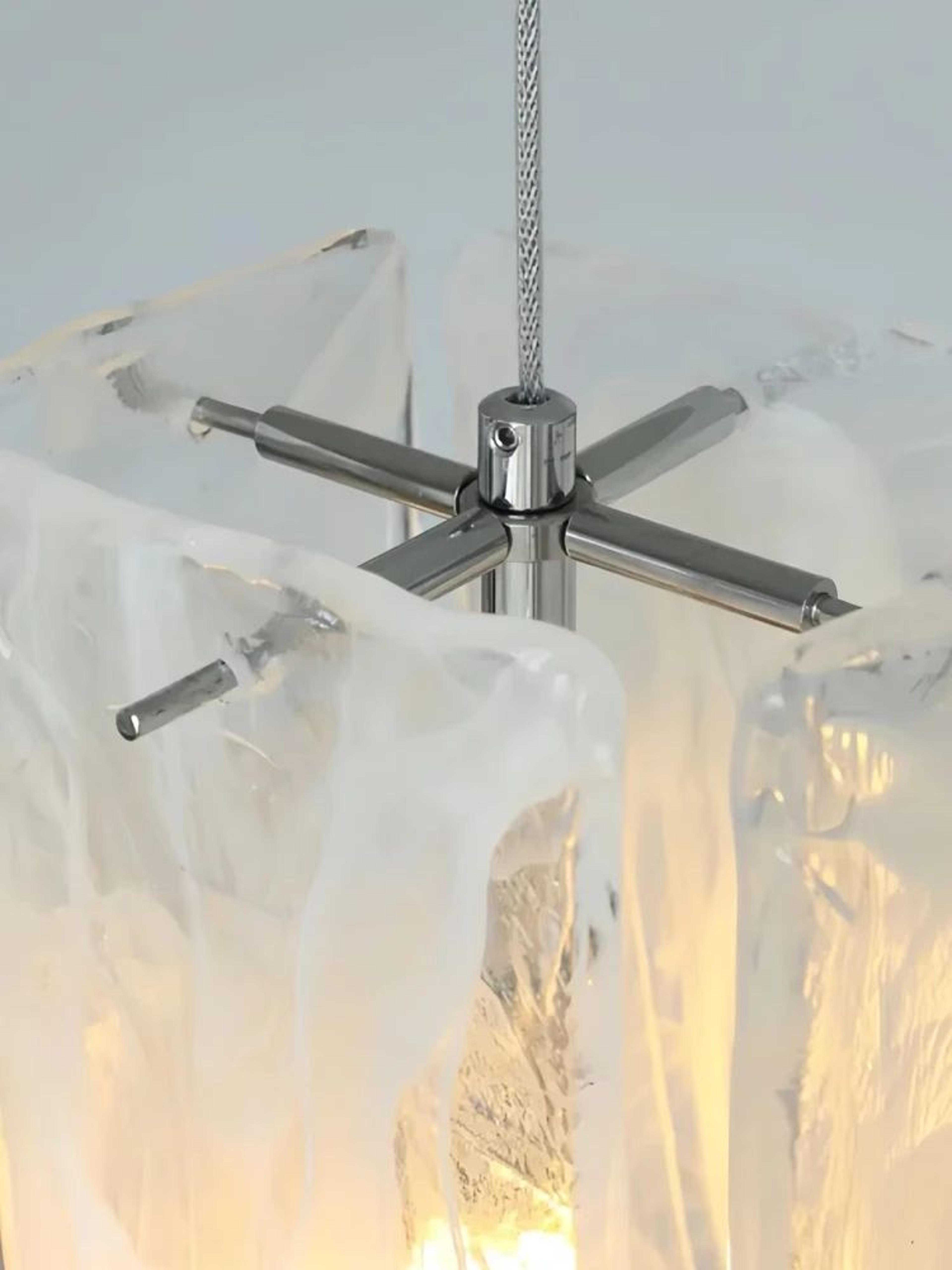 Postmodern Cloud Glass Pendant Light Modern Hanging Chandelier For Dining Room And Bedroom 4