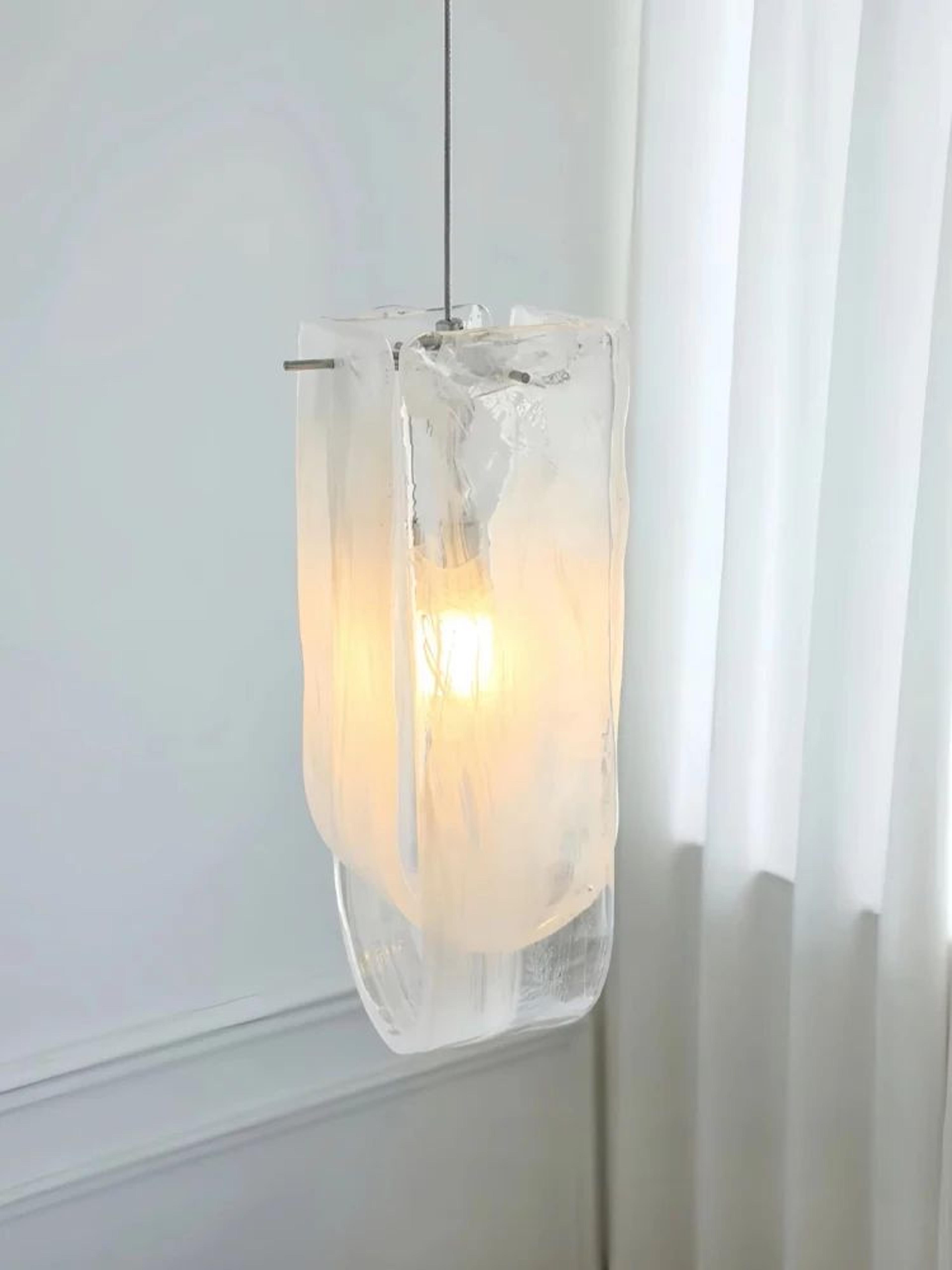 Postmodern Cloud Glass Pendant Light Modern Hanging Chandelier For Dining Room And Bedroom 5