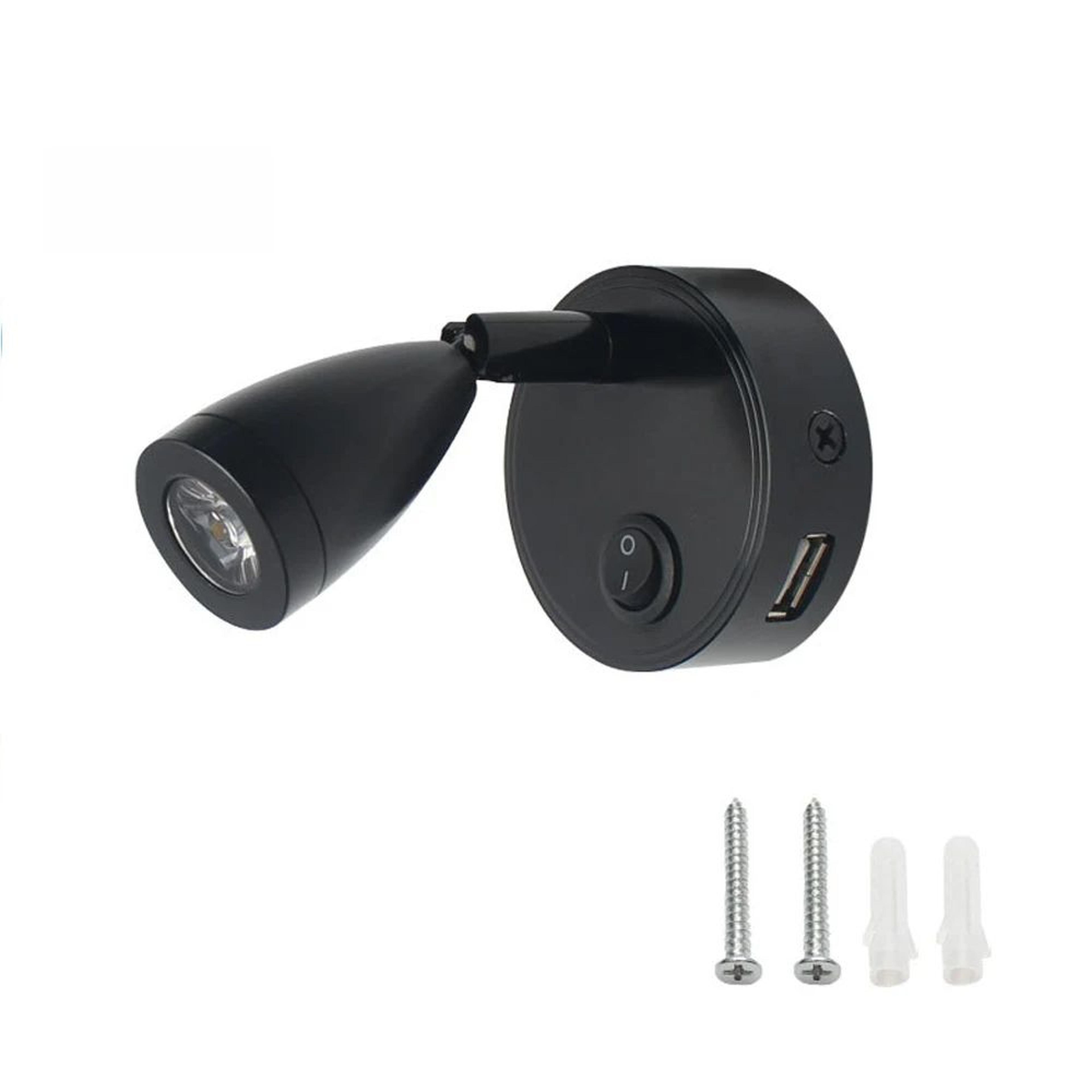 12V 24V LED RV Reading Light With USB Charging Port And Switch For Camper Boat And Bedroom 7