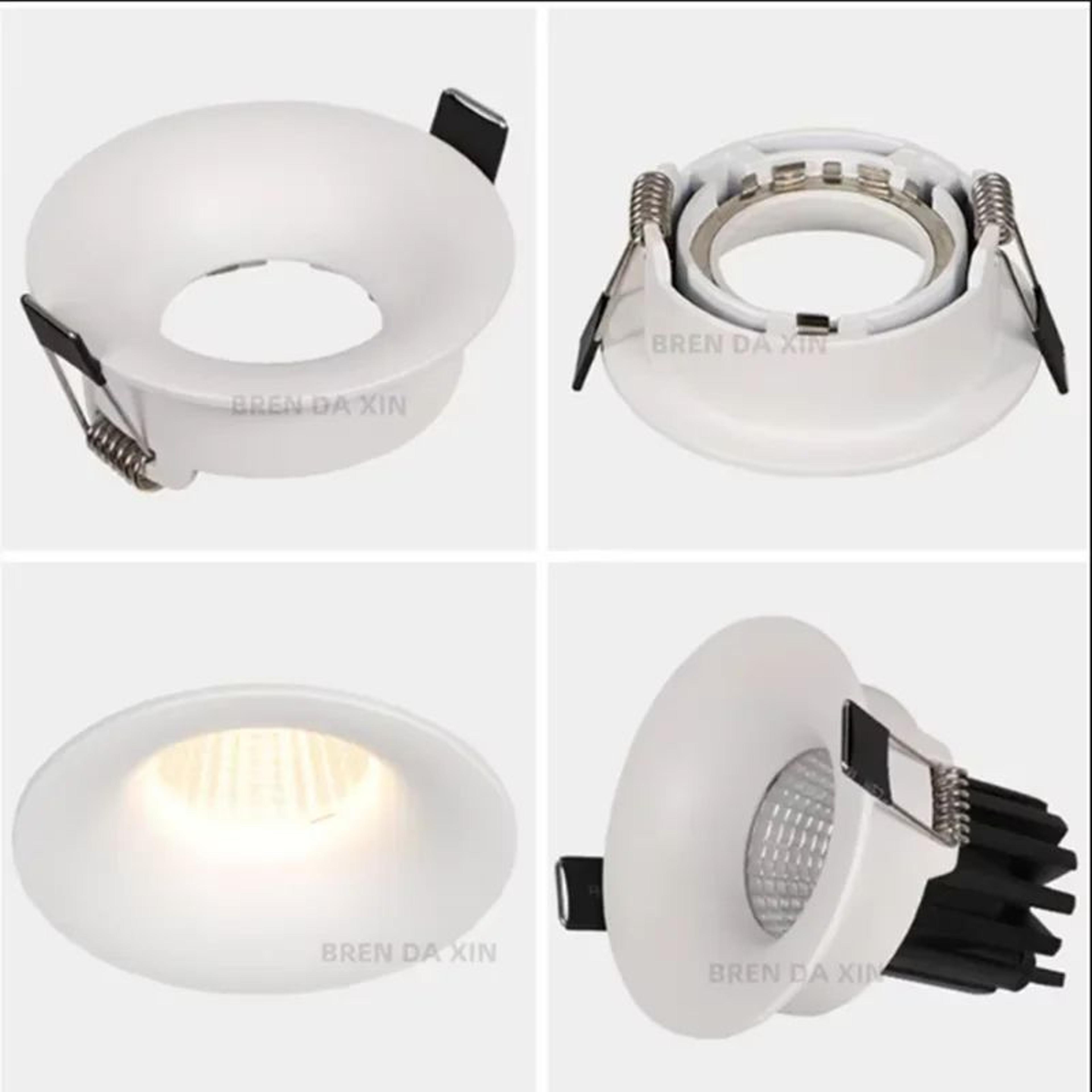 Aluminum GU10 MR16 Spotlight Frame For Modern Indoor Ceiling Lighting 5
