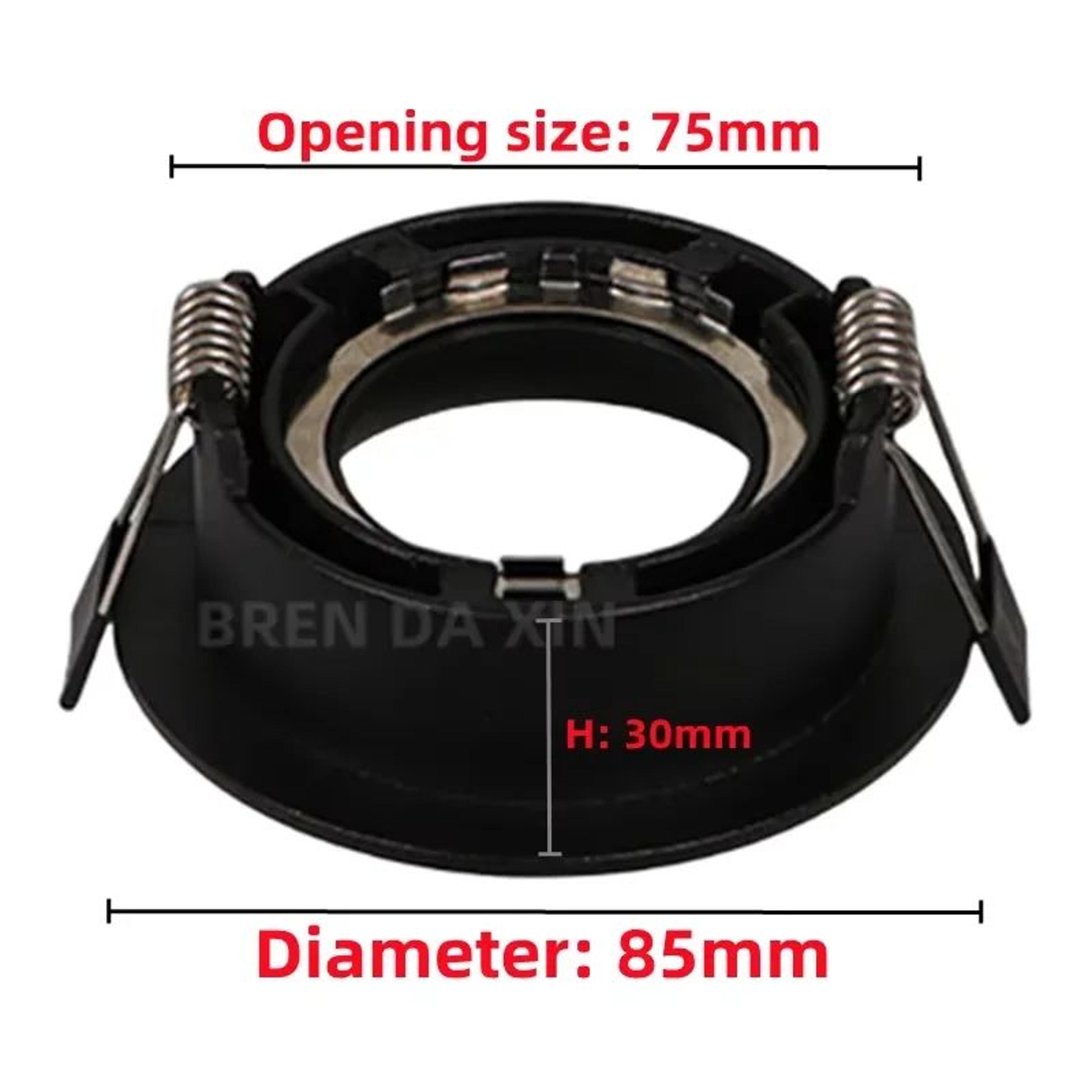 Aluminum GU10 MR16 Spotlight Frame For Modern Indoor Ceiling Lighting 7