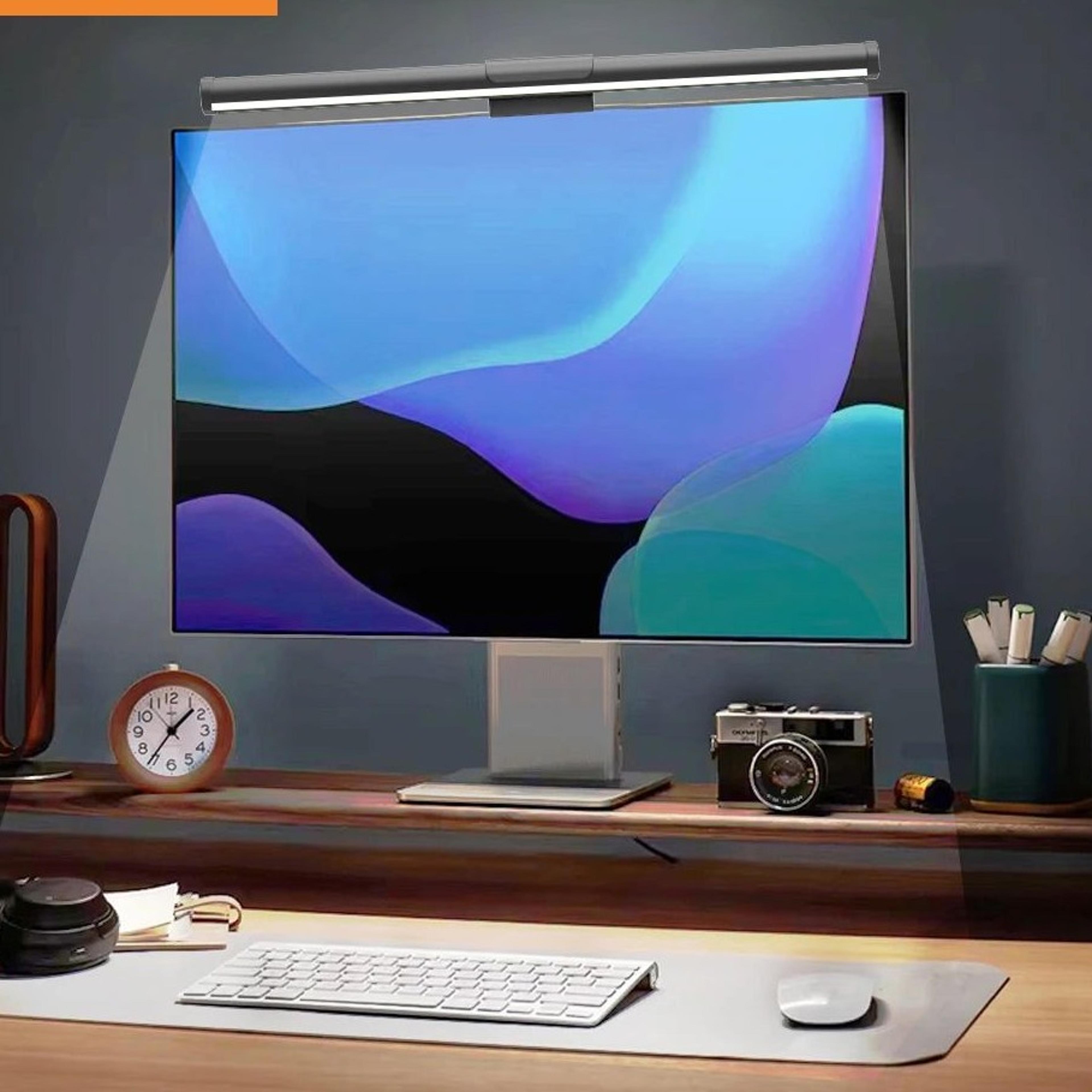 usb led monitor light bar with rgb dimming for eye-friendly desk lighting