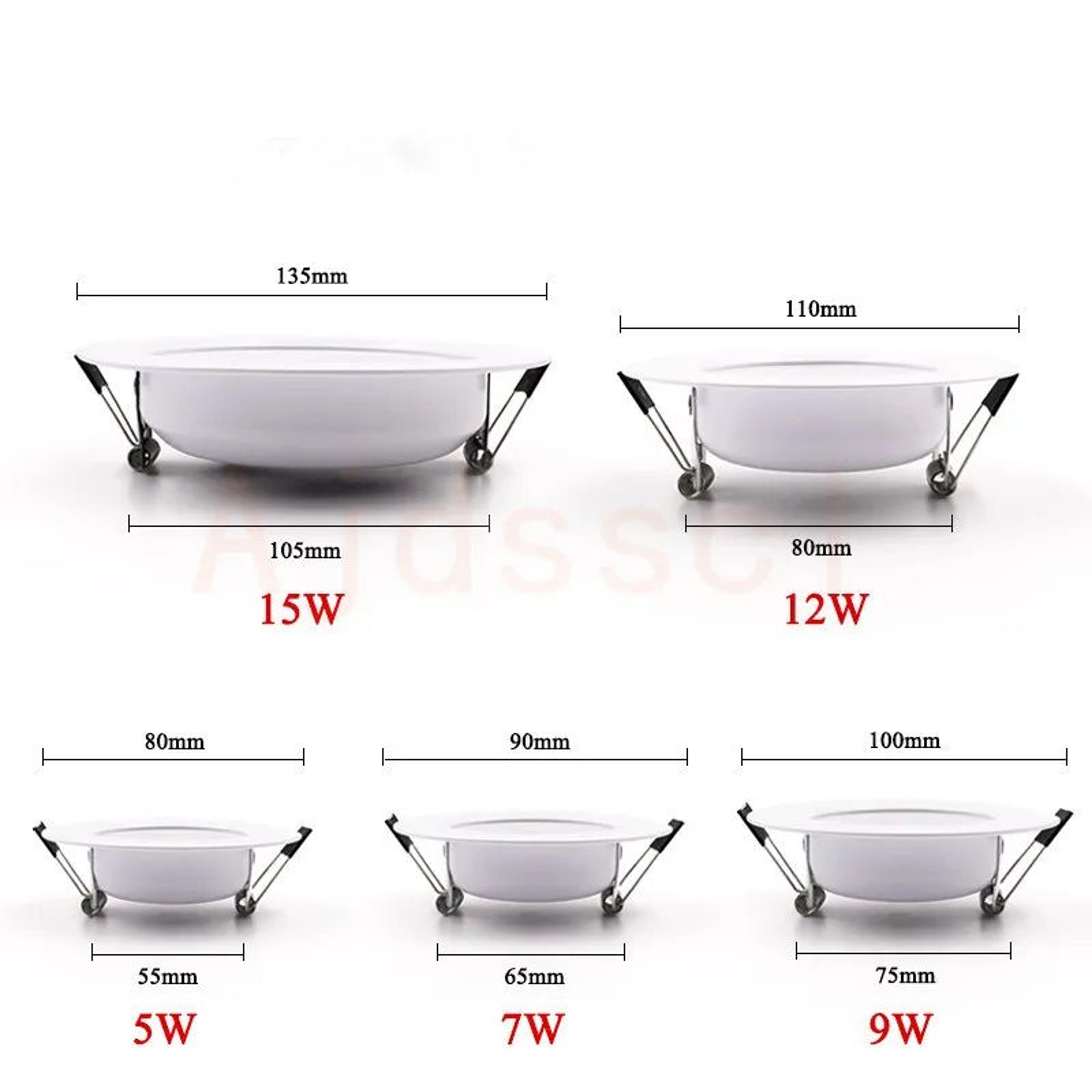 Recessed Round LED Ceiling Downlight 5W18W 220V240V For Indoor Lighting 2