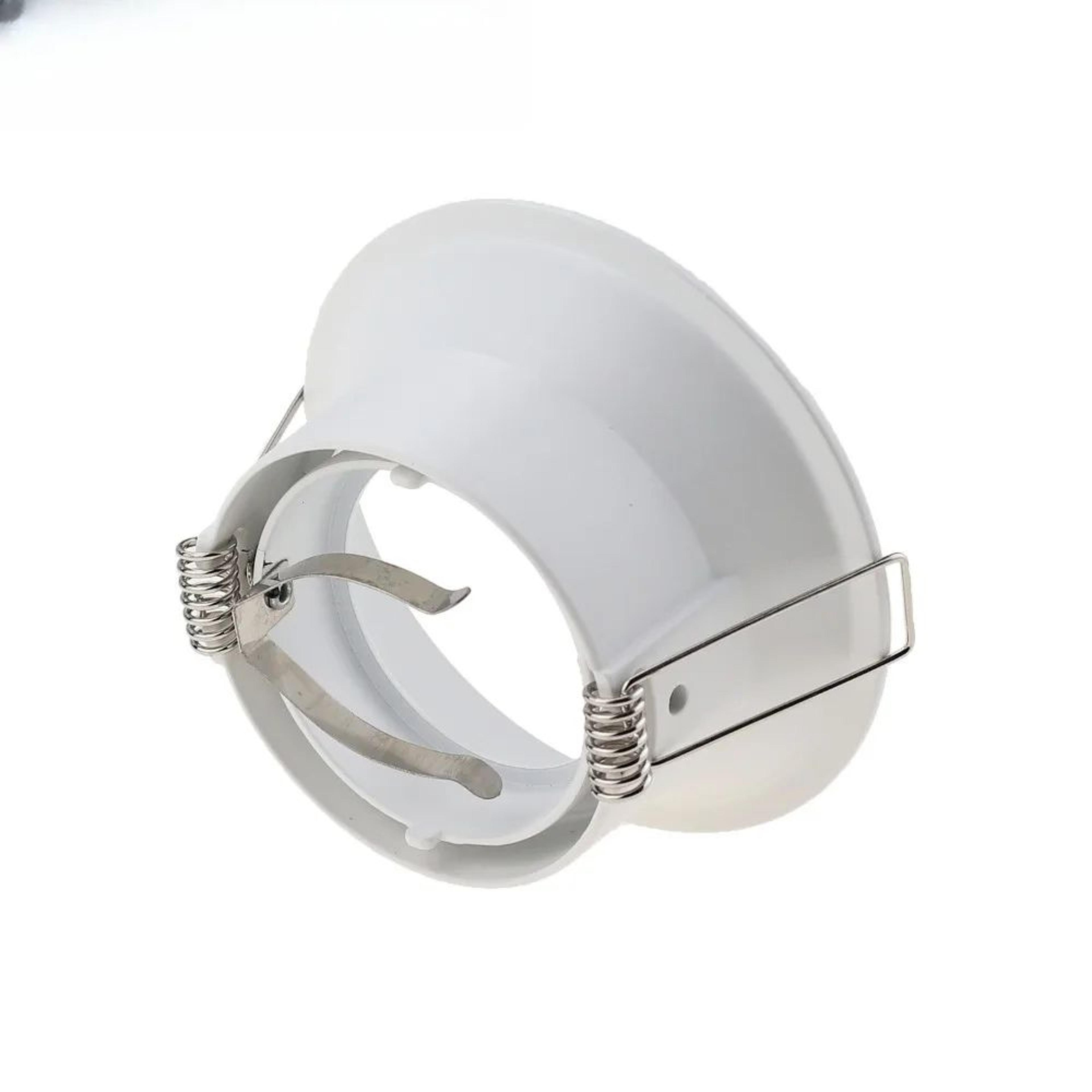 AntiGlare Round Recessed Downlight Frame Aluminum GU10 MR16 Ceiling Spotlight Holder 1050PCS 4