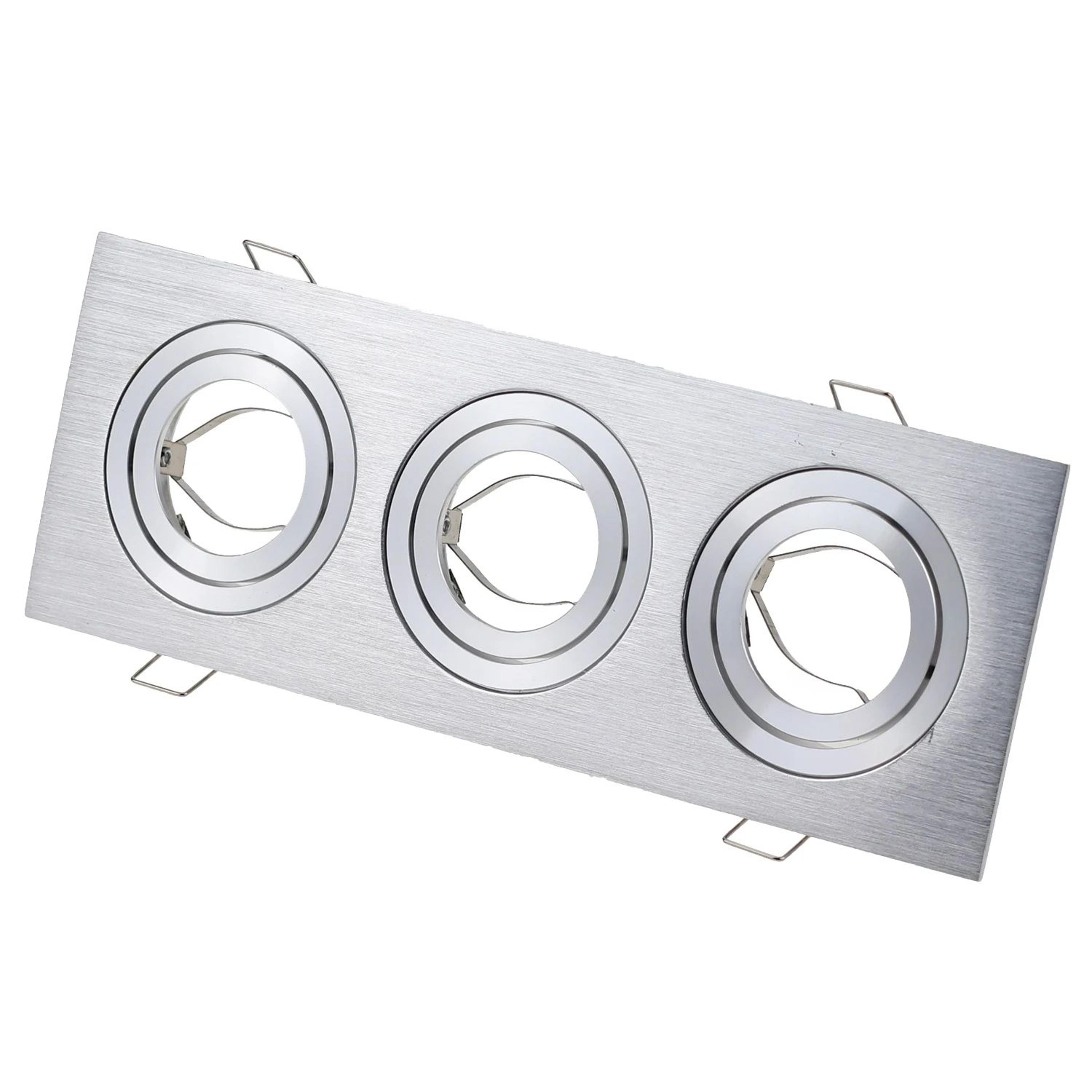 Square Recessed Ceiling Spotlight Frame GU10 MR16 With 276 Inch Cutout 11