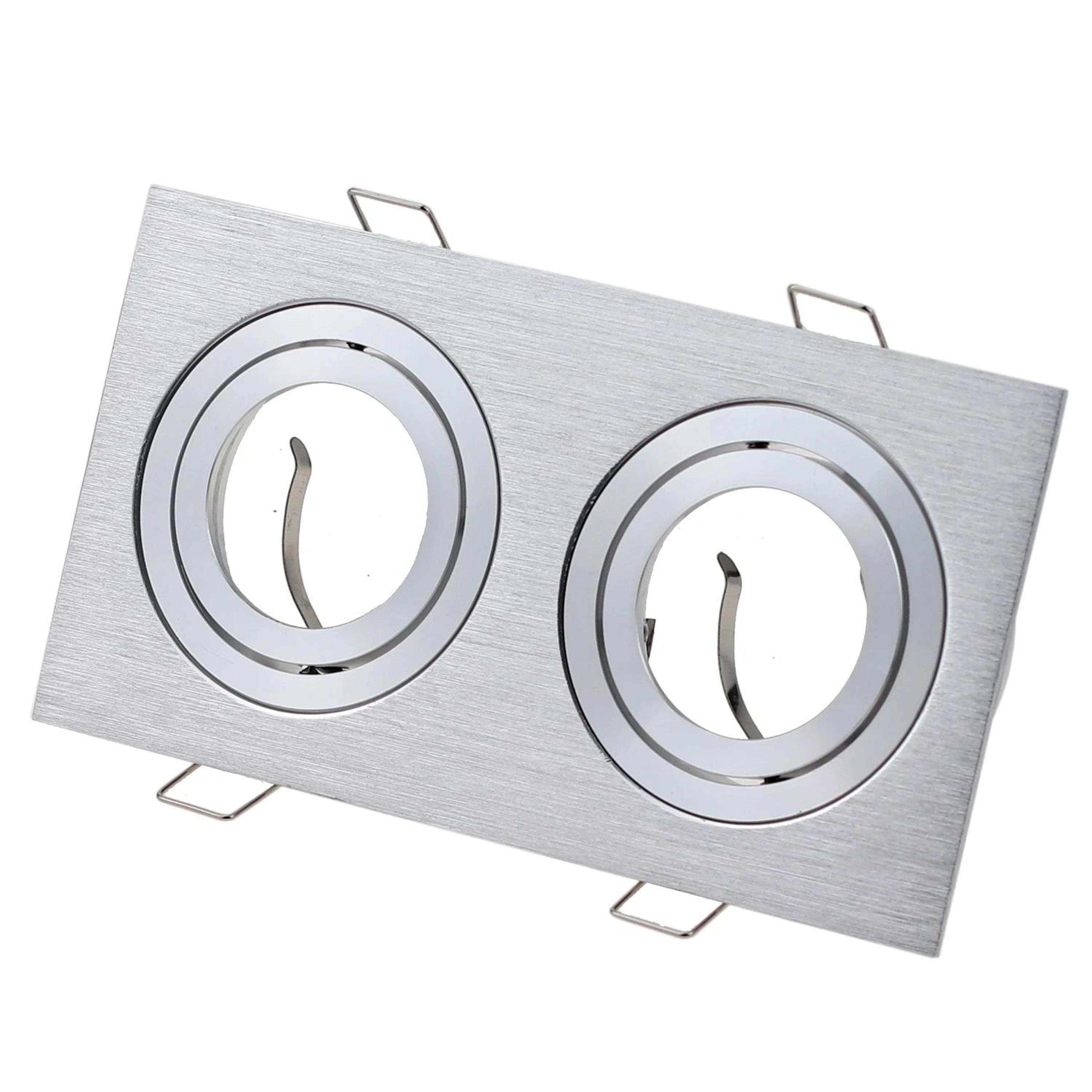 Square Recessed Ceiling Spotlight Frame GU10 MR16 With 276 Inch Cutout 12