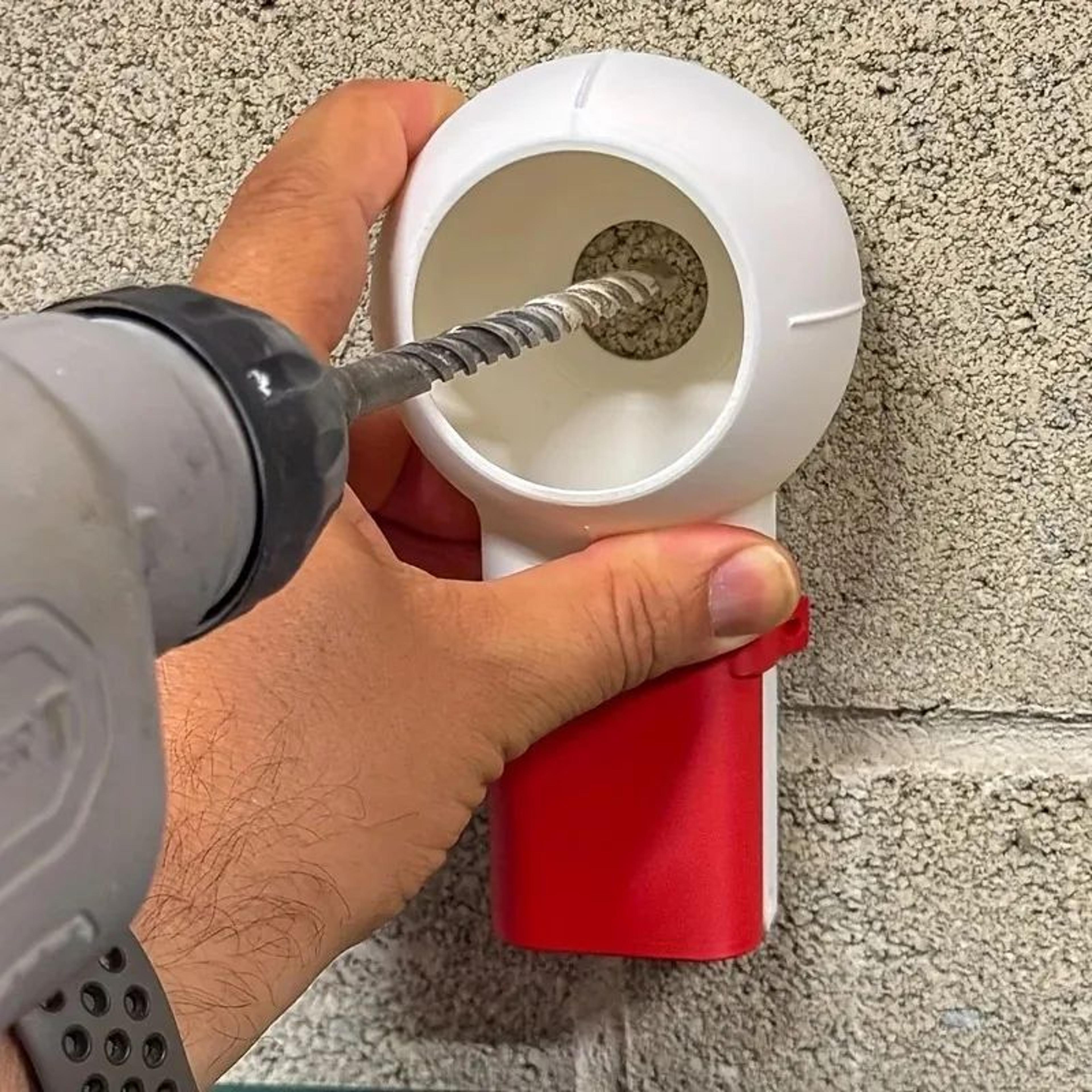 electric drill dust catcher bowl cover for cleaner drilling and easy debris collection