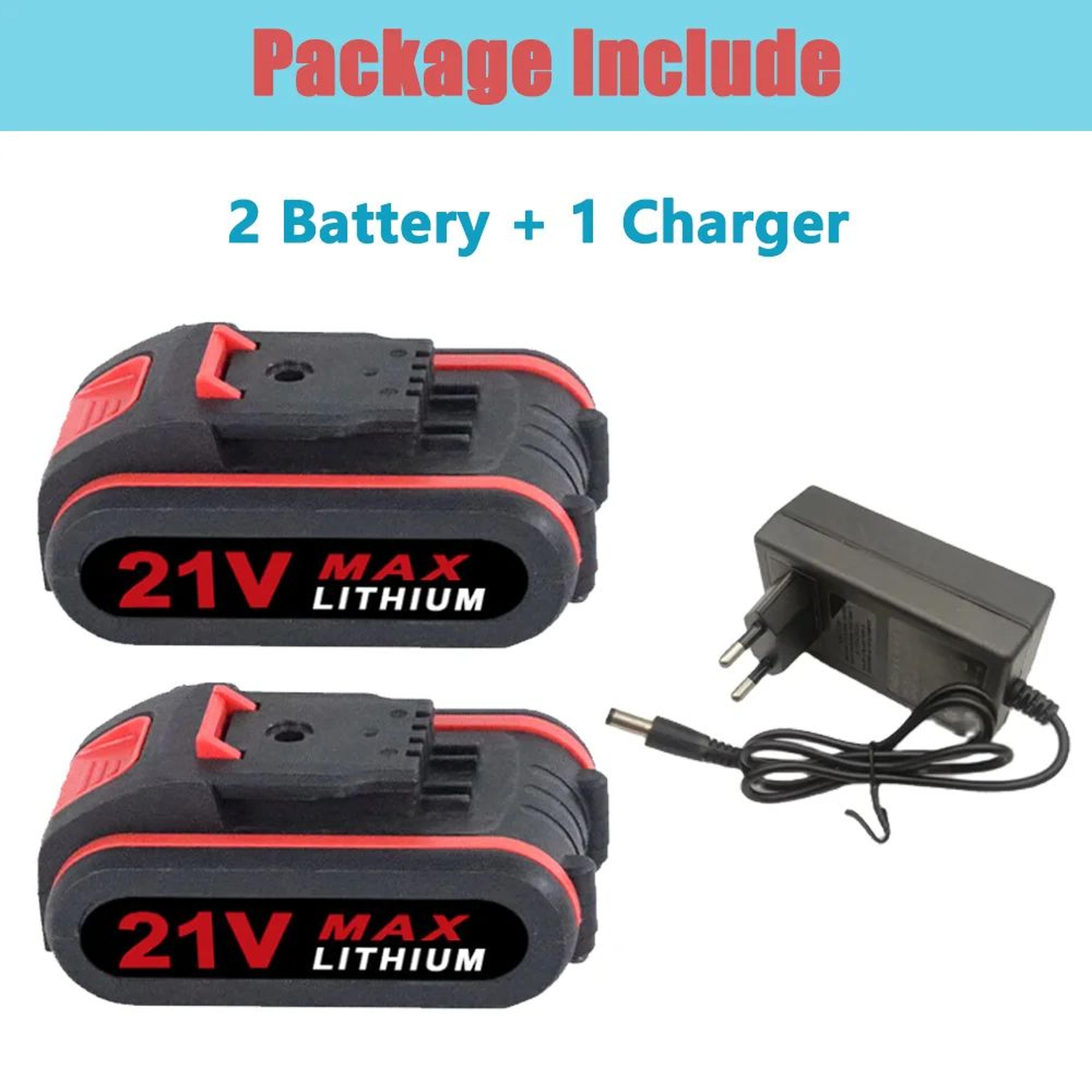 21V 7500mAh High Capacity Rechargeable Lithium Battery For Cordless Power Tools 6