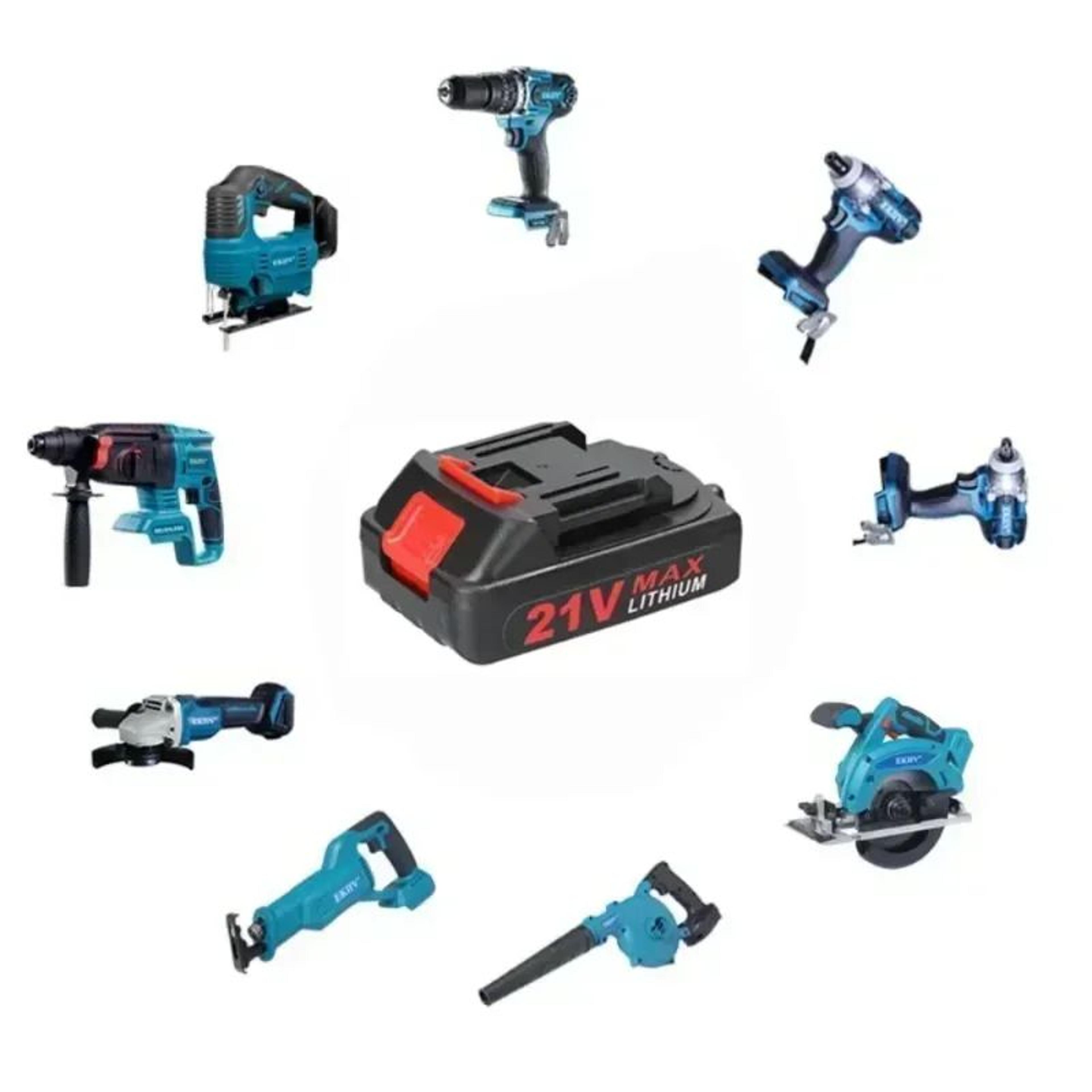 21v high capacity rechargeable lithium-ion battery for cordless power tools