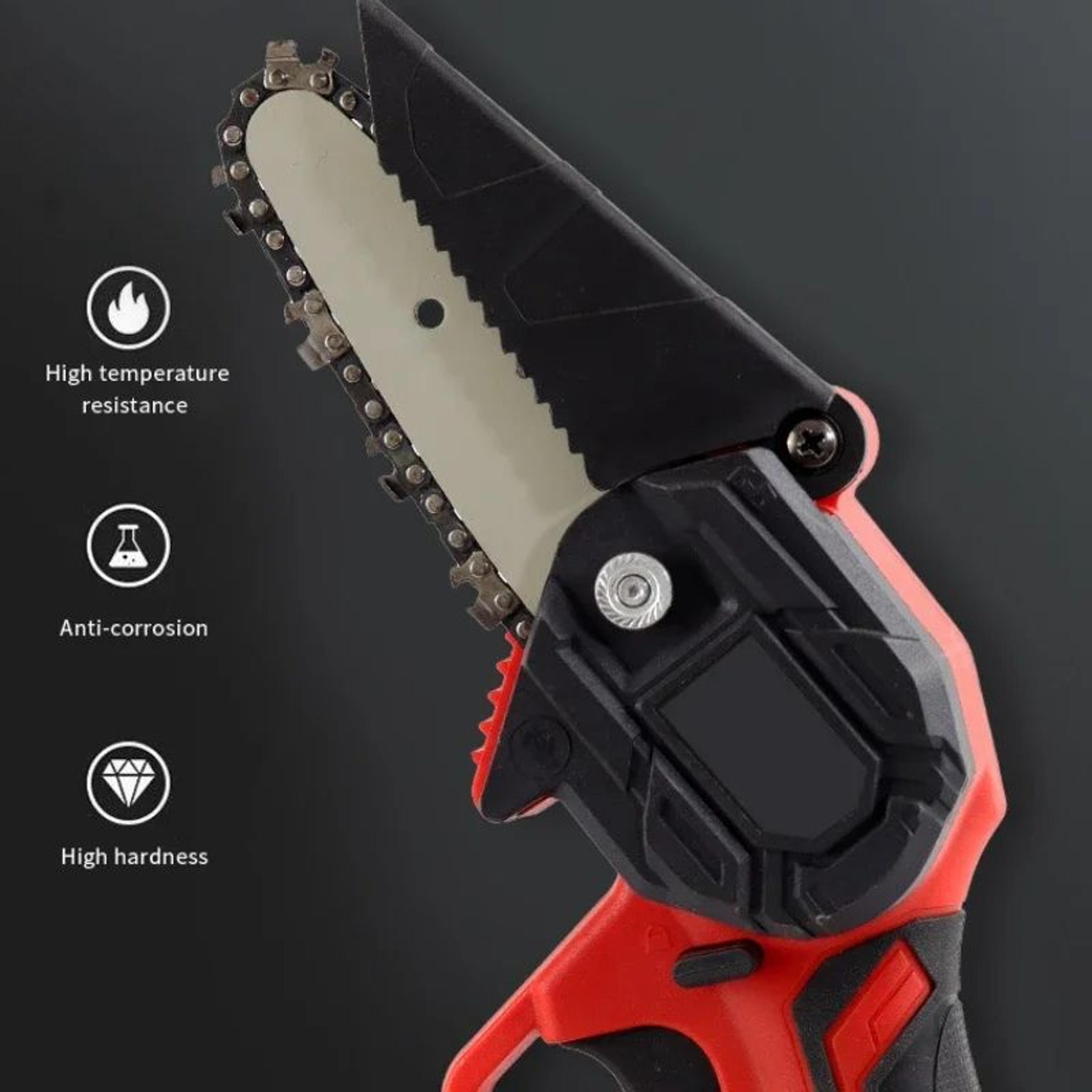 6Inch Cordless Mini Chainsaw Handheld Electric Wood Cutting Saw For 18V Battery 2