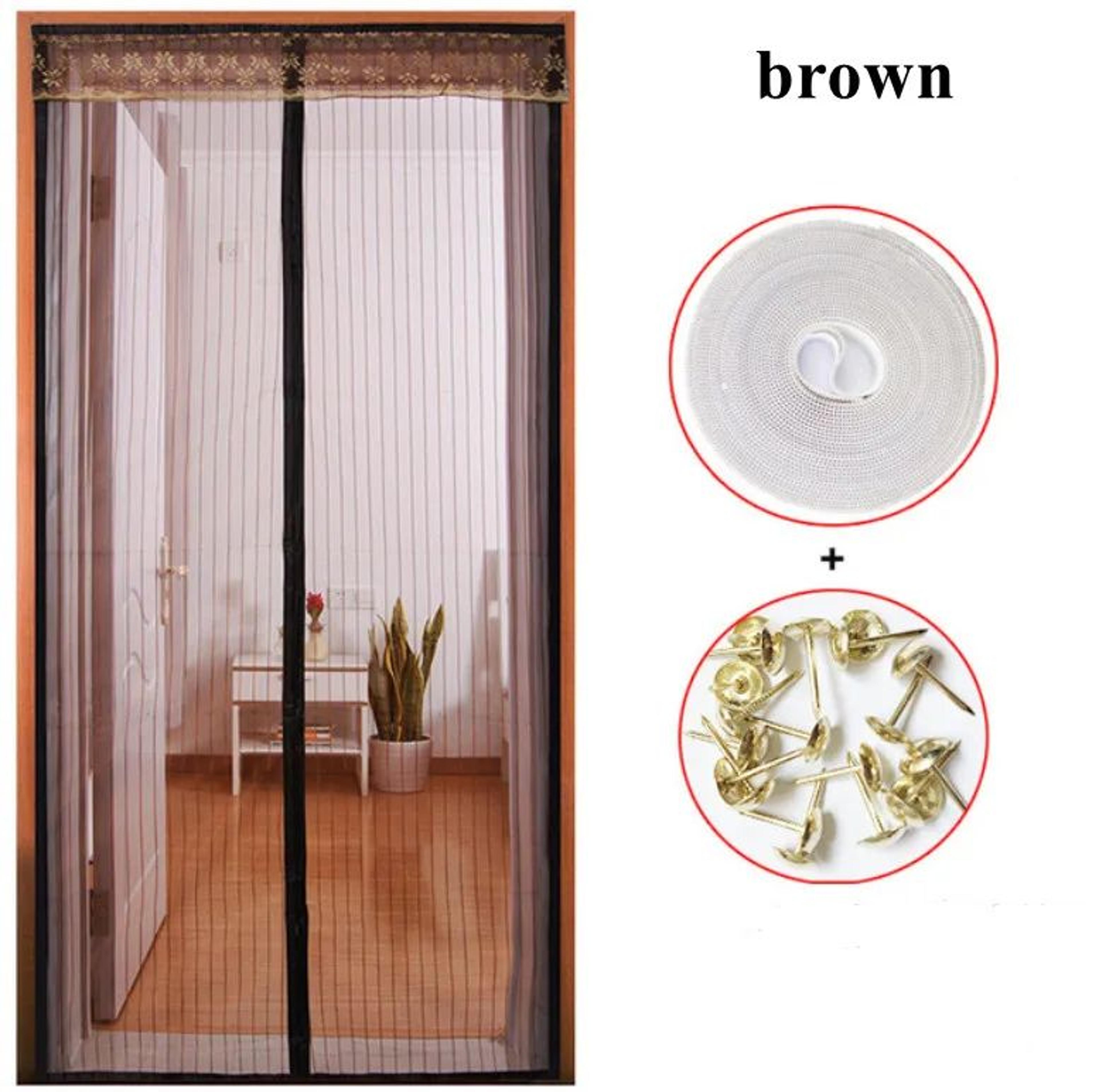 Magnetic Screen Door Curtain With Automatic Closure And Insect Protection 8