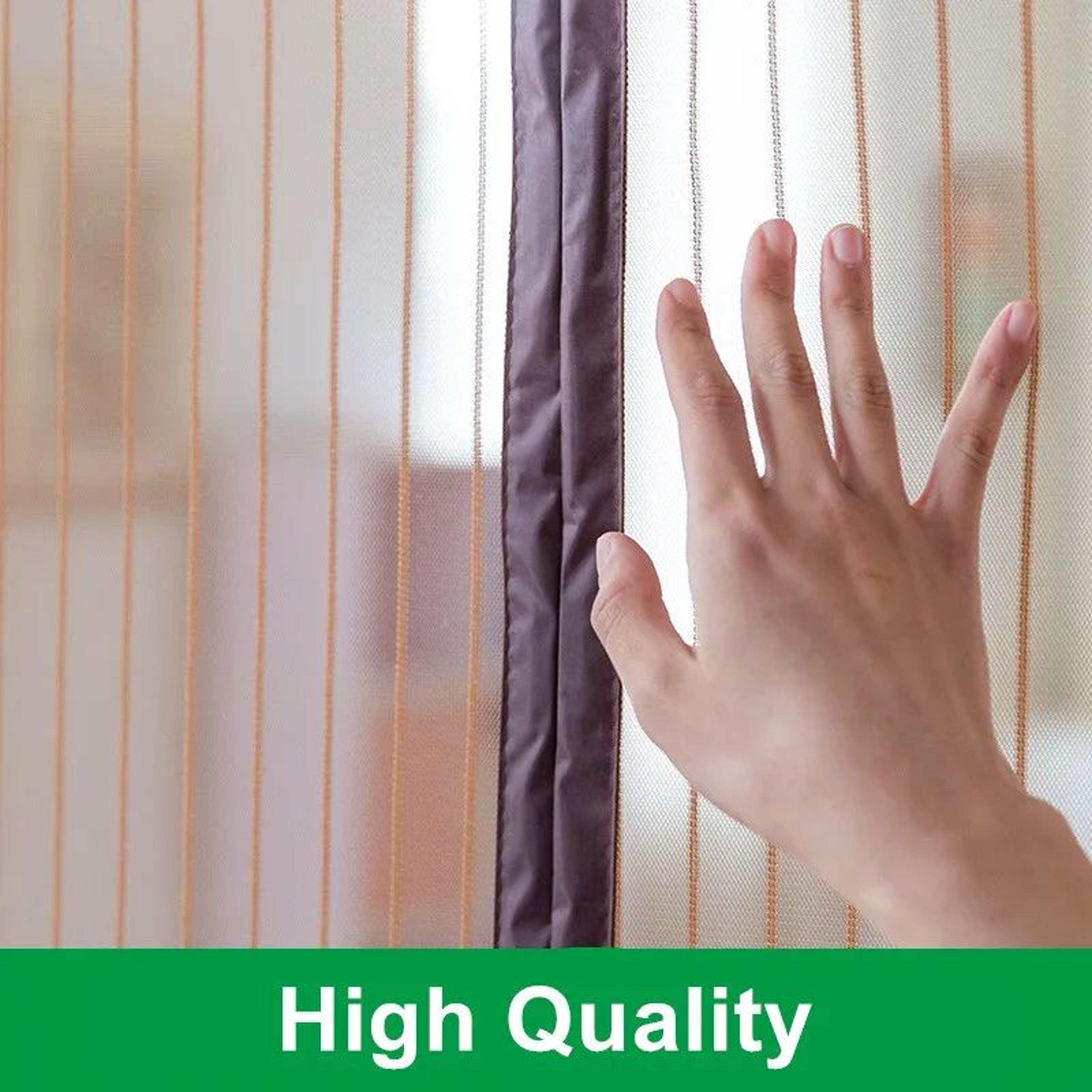 Magnetic Mesh Screen Door With SelfClosing Insect Protection Curtain 3