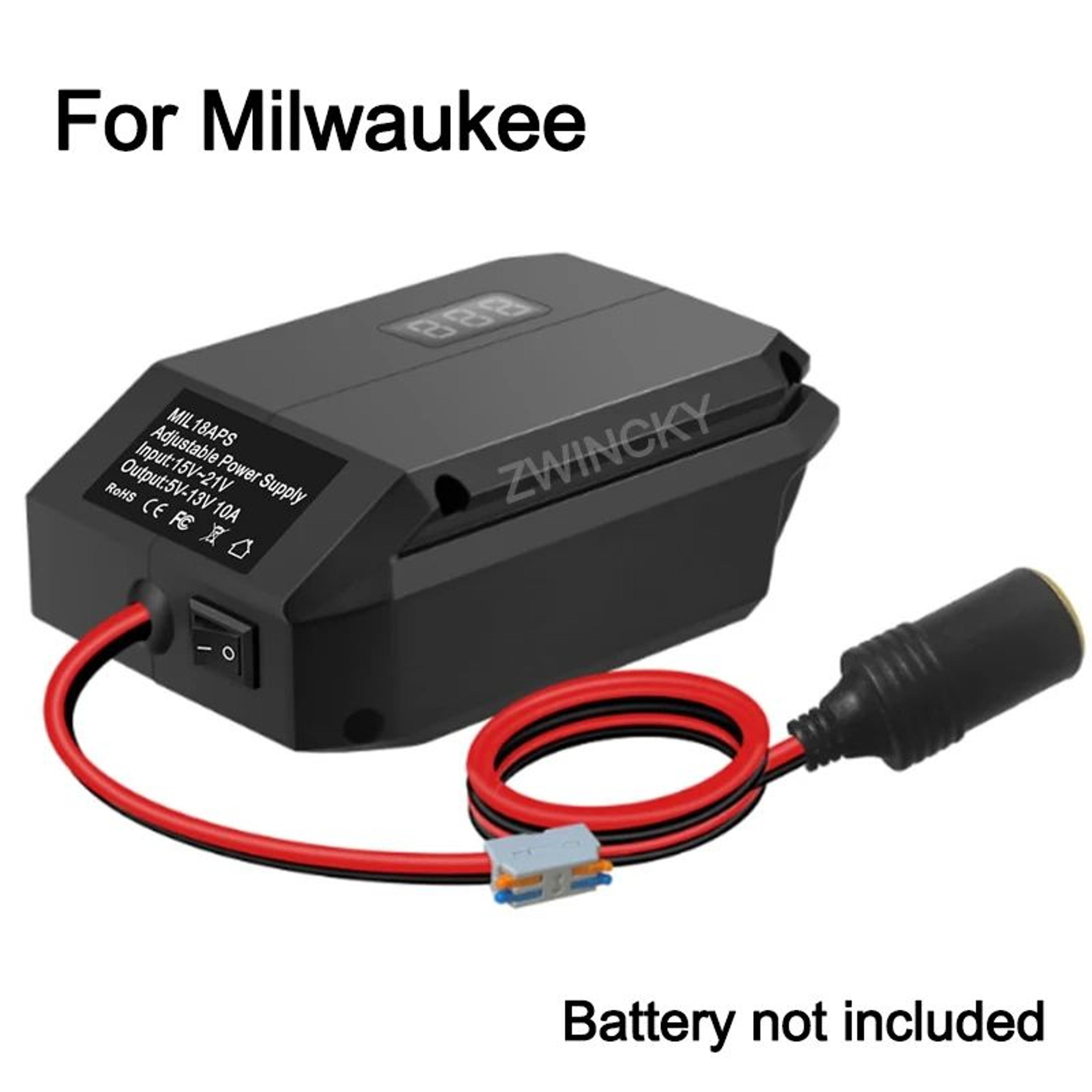18V Battery Step Down Converter 513V Adjustable Voltage Regulator With Cigarette Lighter Socket 7