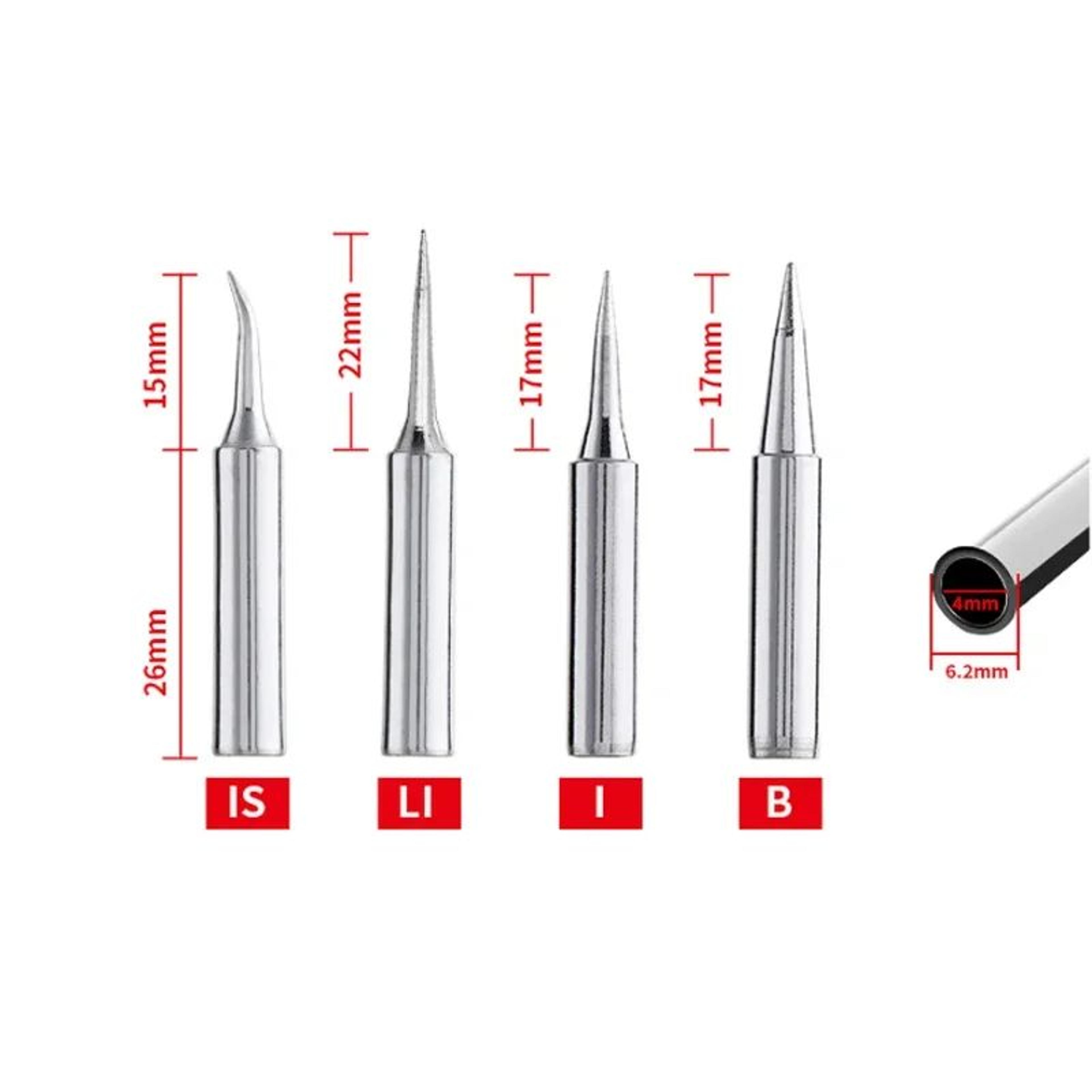 900MT LeadFree Soldering Iron Replacement Tips Set 5PCS12PCS For Precision Repairs 2