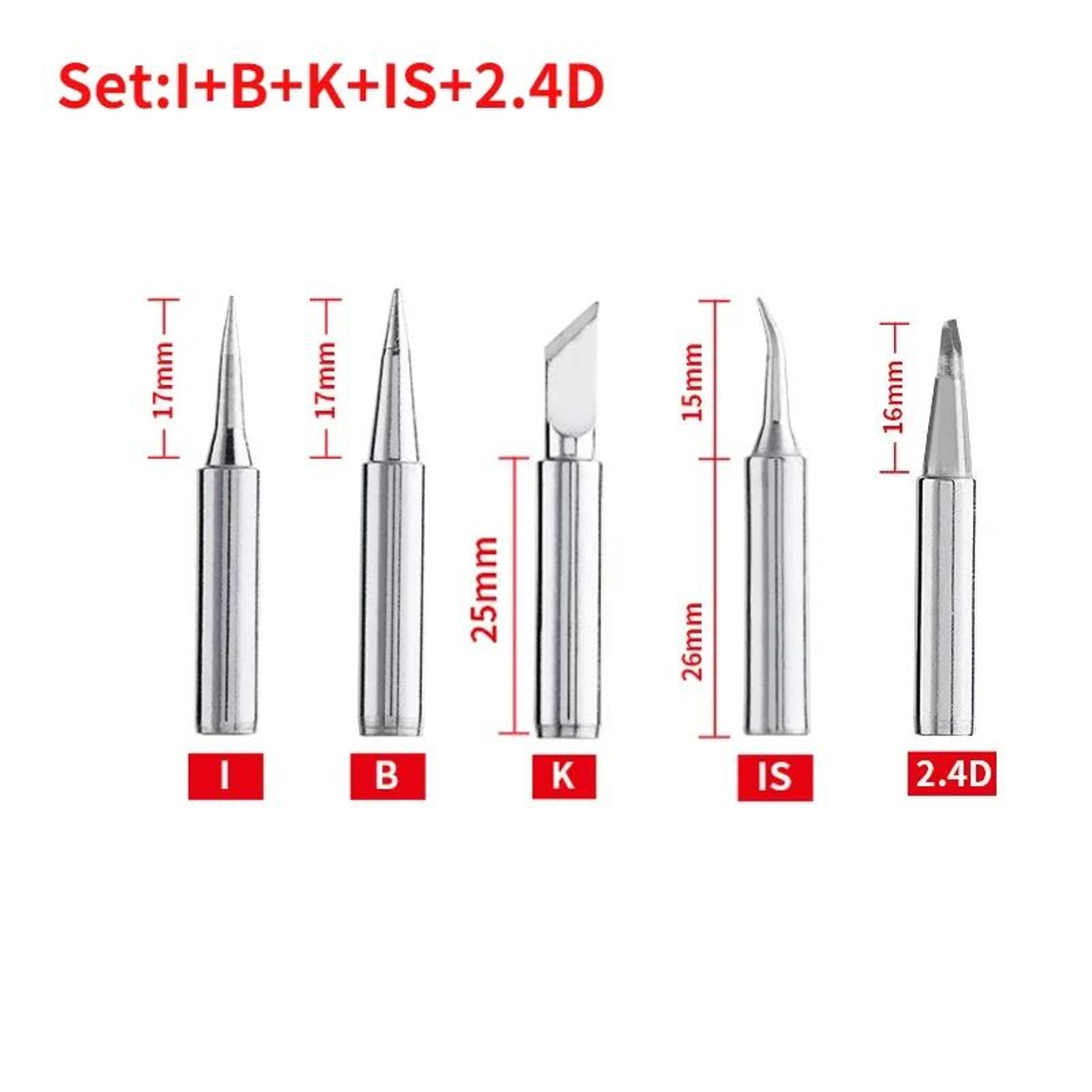 900MT LeadFree Soldering Iron Replacement Tips Set 5PCS12PCS For Precision Repairs 12