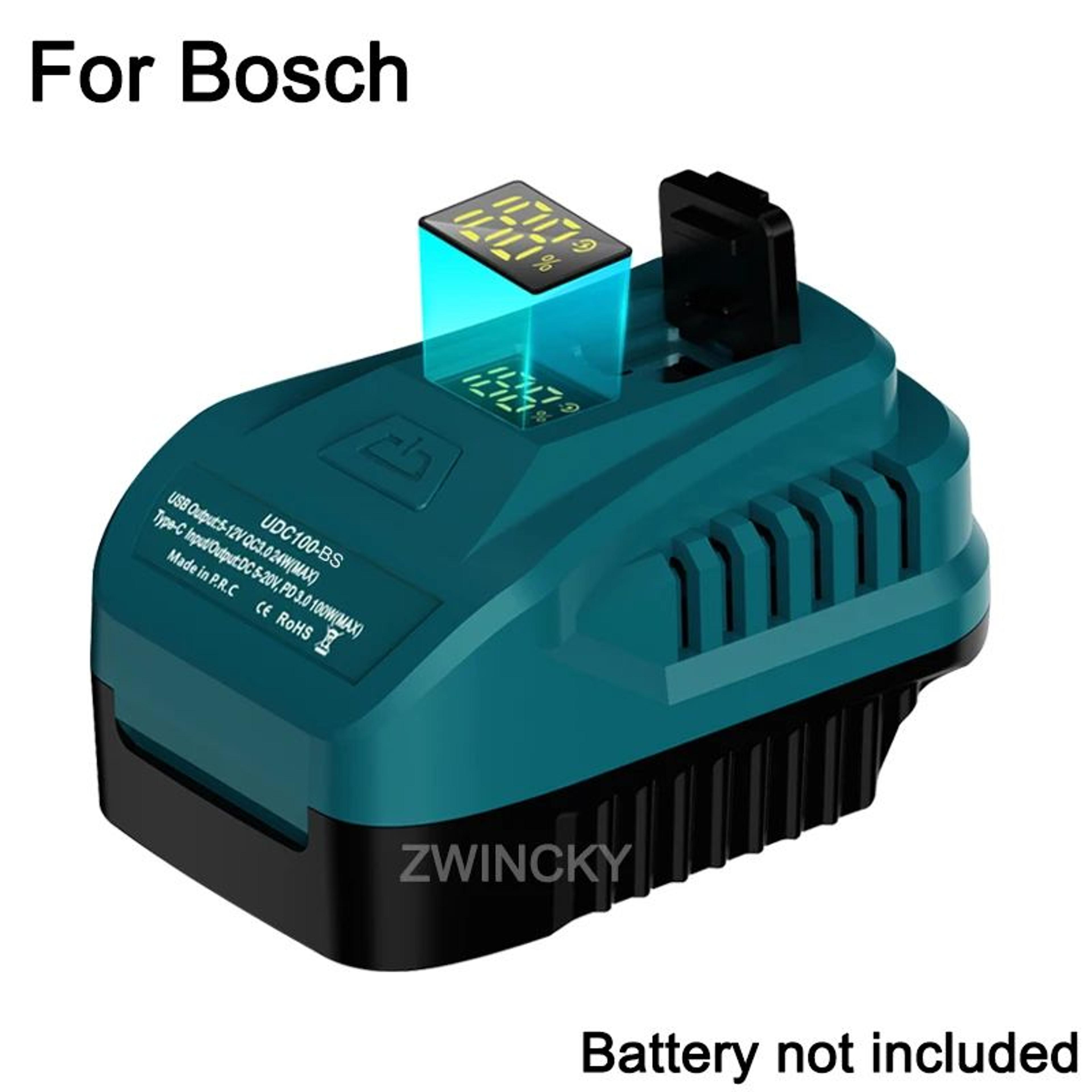 100W Bidirectional USBC Battery Charging Adapter For Power Tools 9