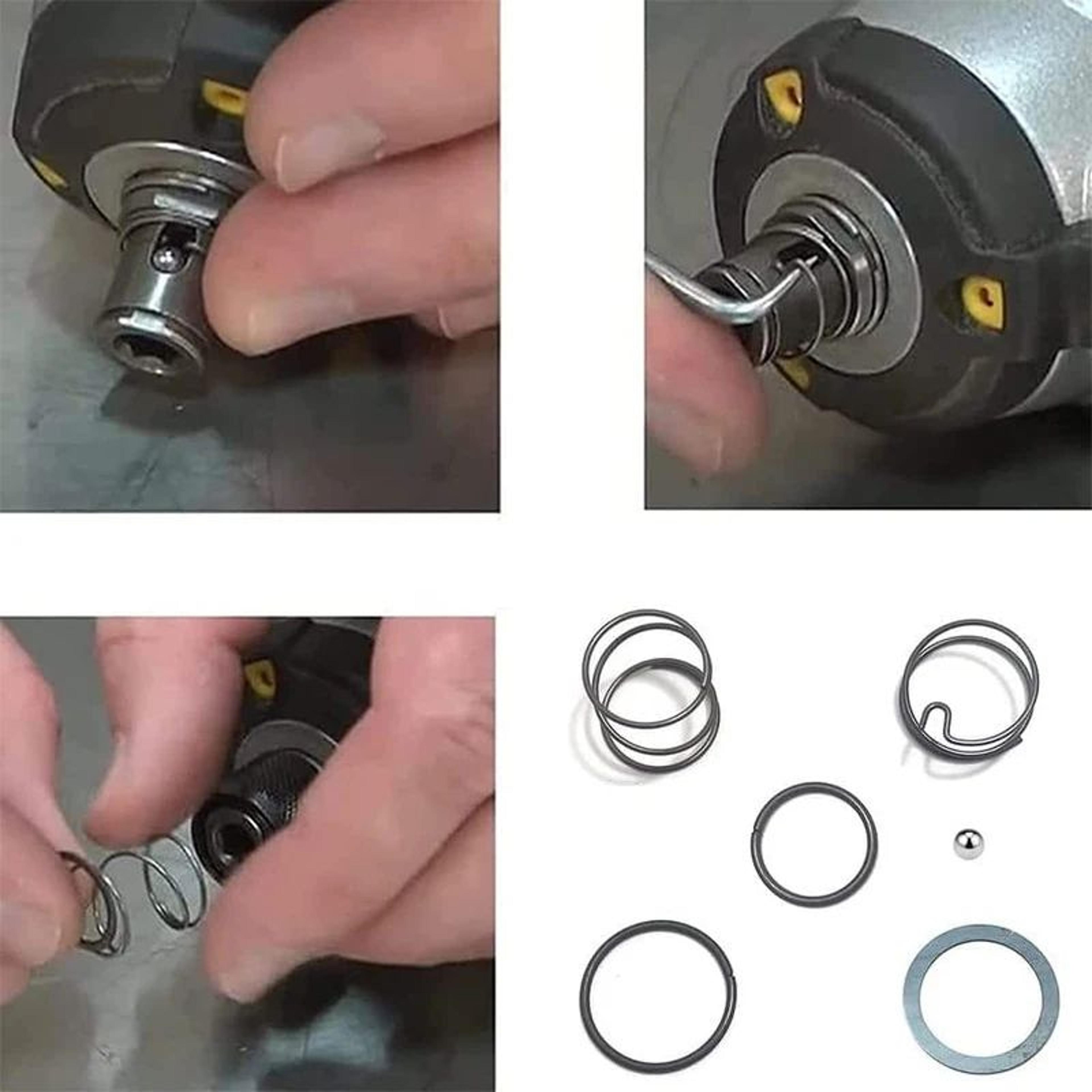 6PCS Impact Driver Spring Ball Replacement Set N078434 N089668 For 20V Power Tools 5