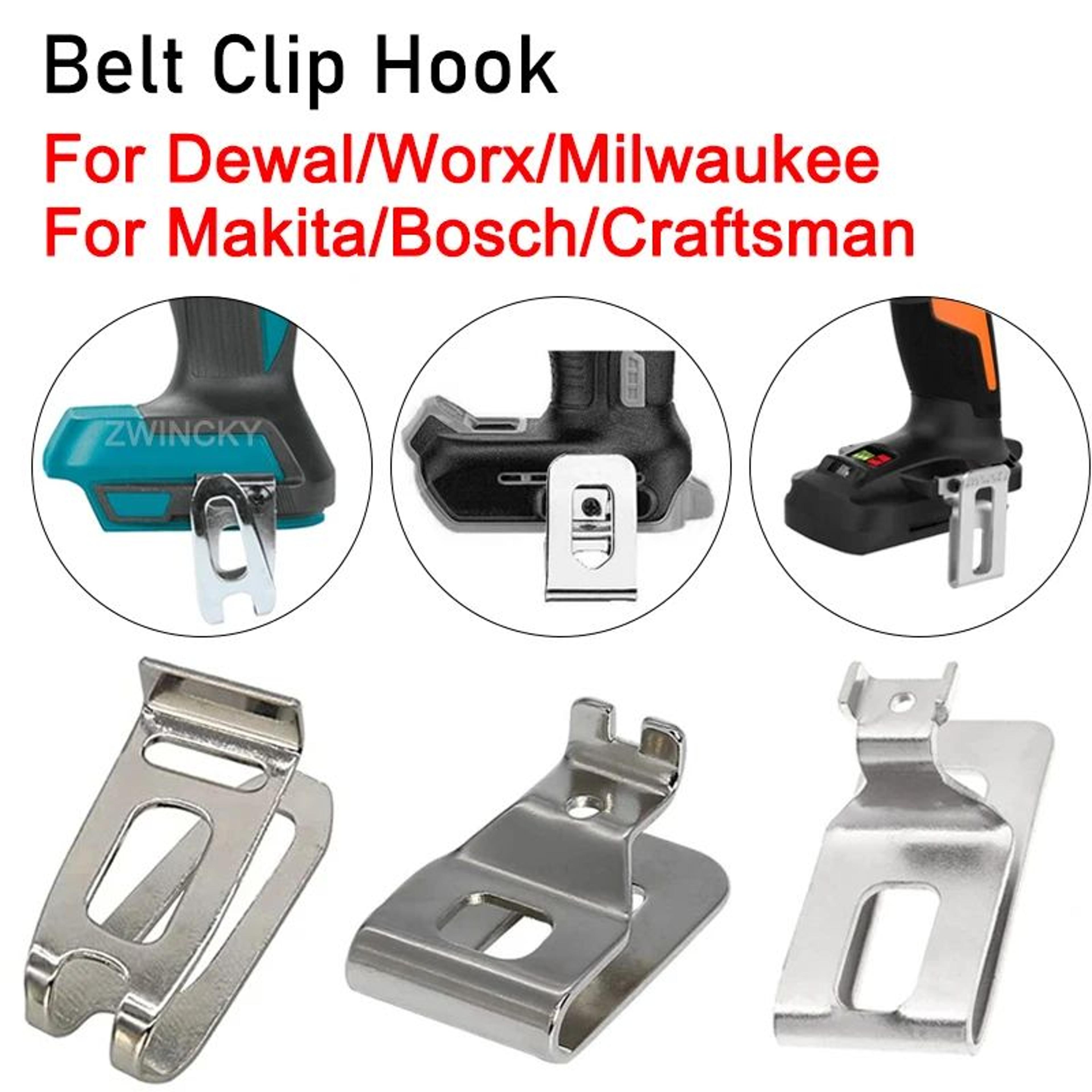 universal cordless drill belt clip hook for hands-free tool carrying