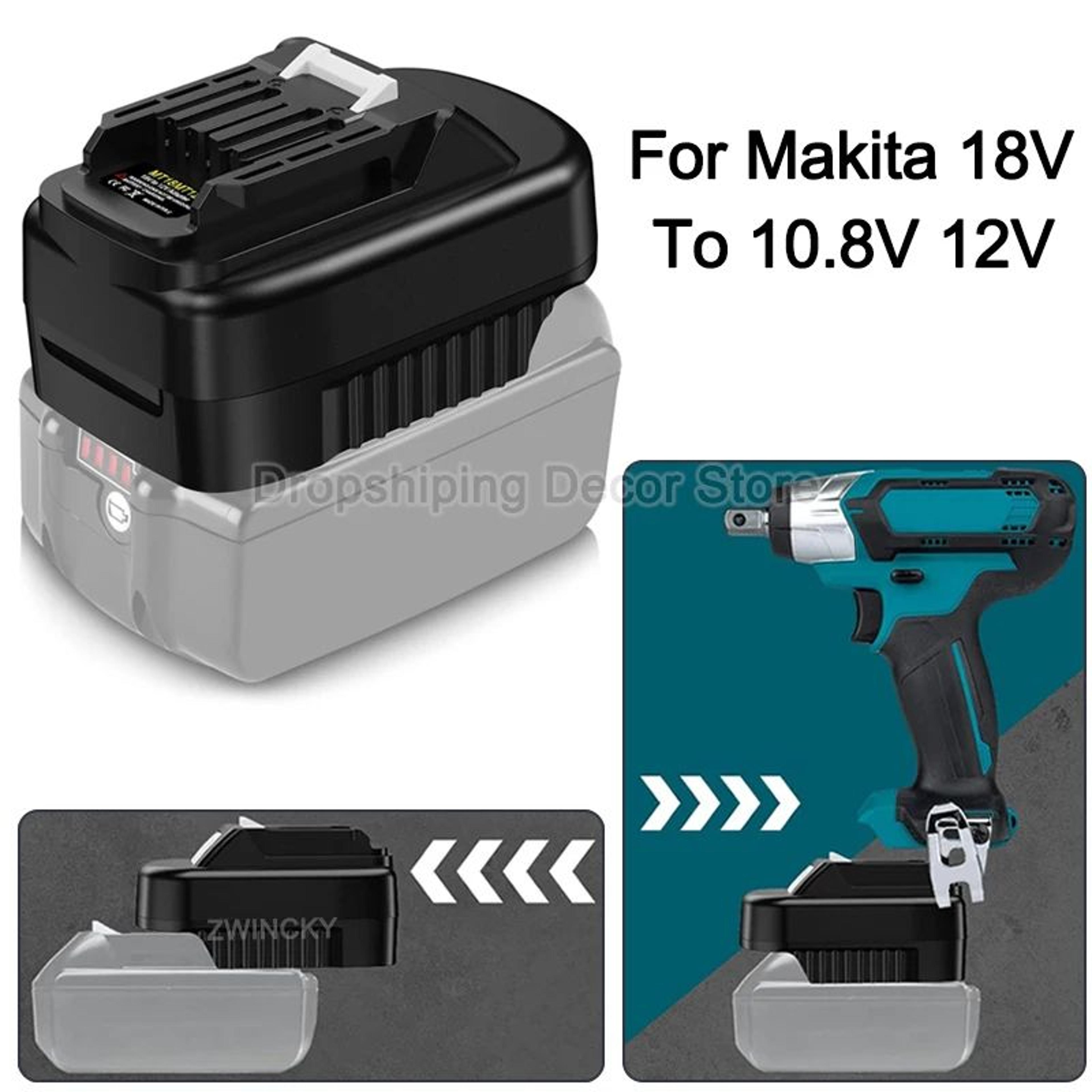 18v to 12v lithium battery adapter converter for cordless power tools